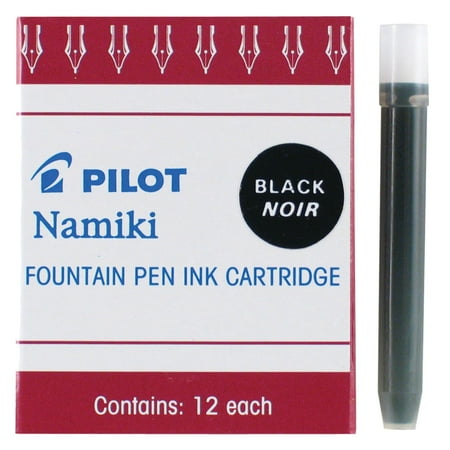Pilot Namiki Ink Cartridges  Black  12/Pkg.