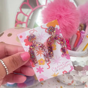 Confetti Resin Earrings - Celebration