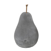 Pear Cement 5"H by Homeportonline