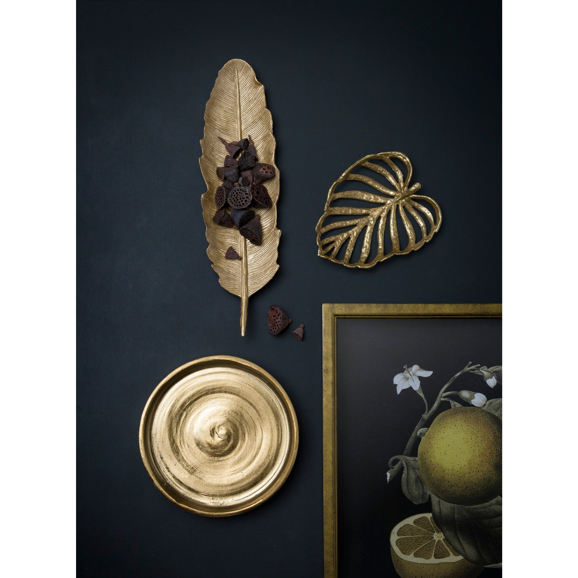 Decorative Cast Iron Leaf by Homeportonline