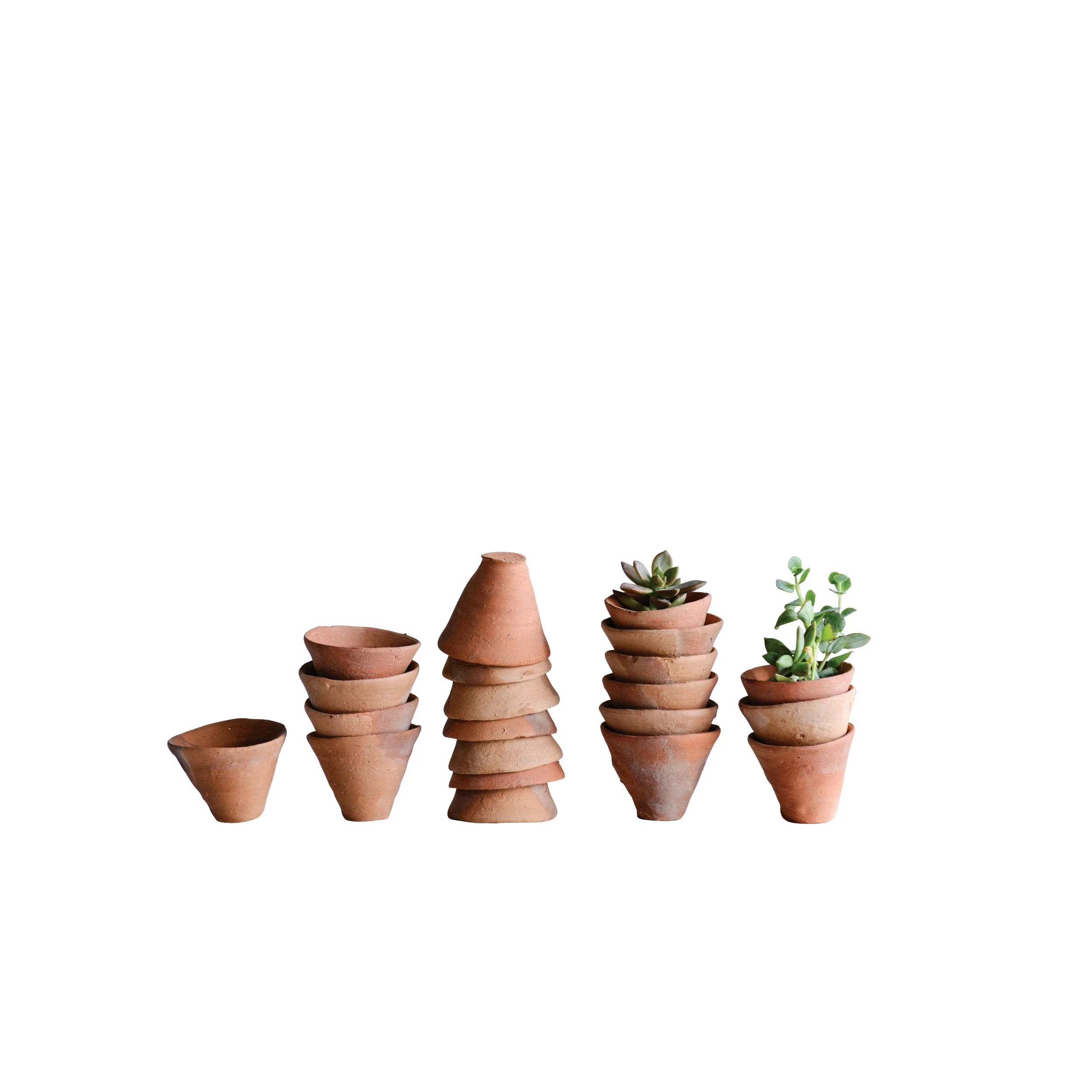 Planter - Terracotta Tiny (Sold Individually) by Homeportonline