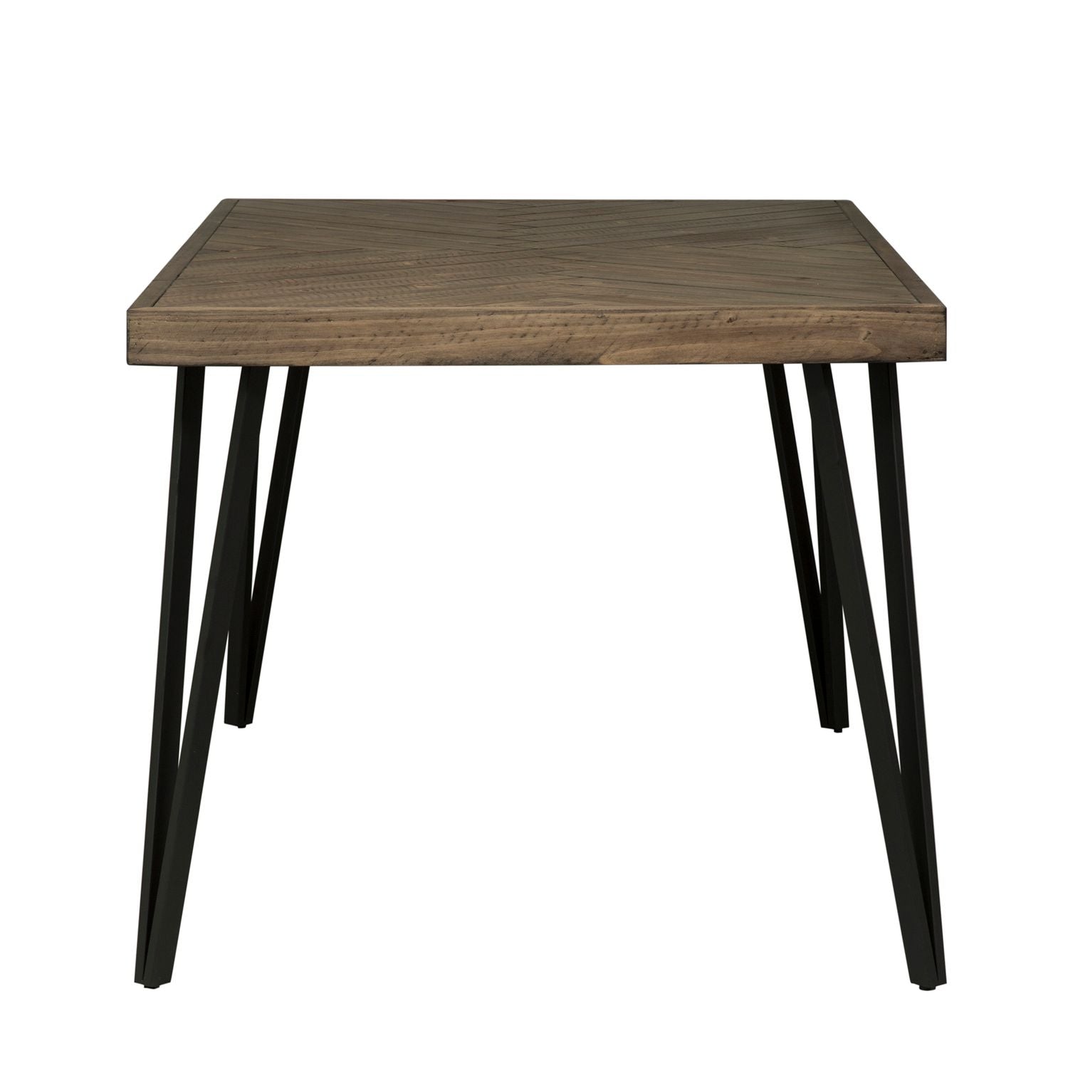 Horizons Rustic Caramel Rectangular Leg Dining Table Limited Availability by Homeportonline