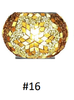 Mosaic Lamp Half Heart #16 by Homeportonline