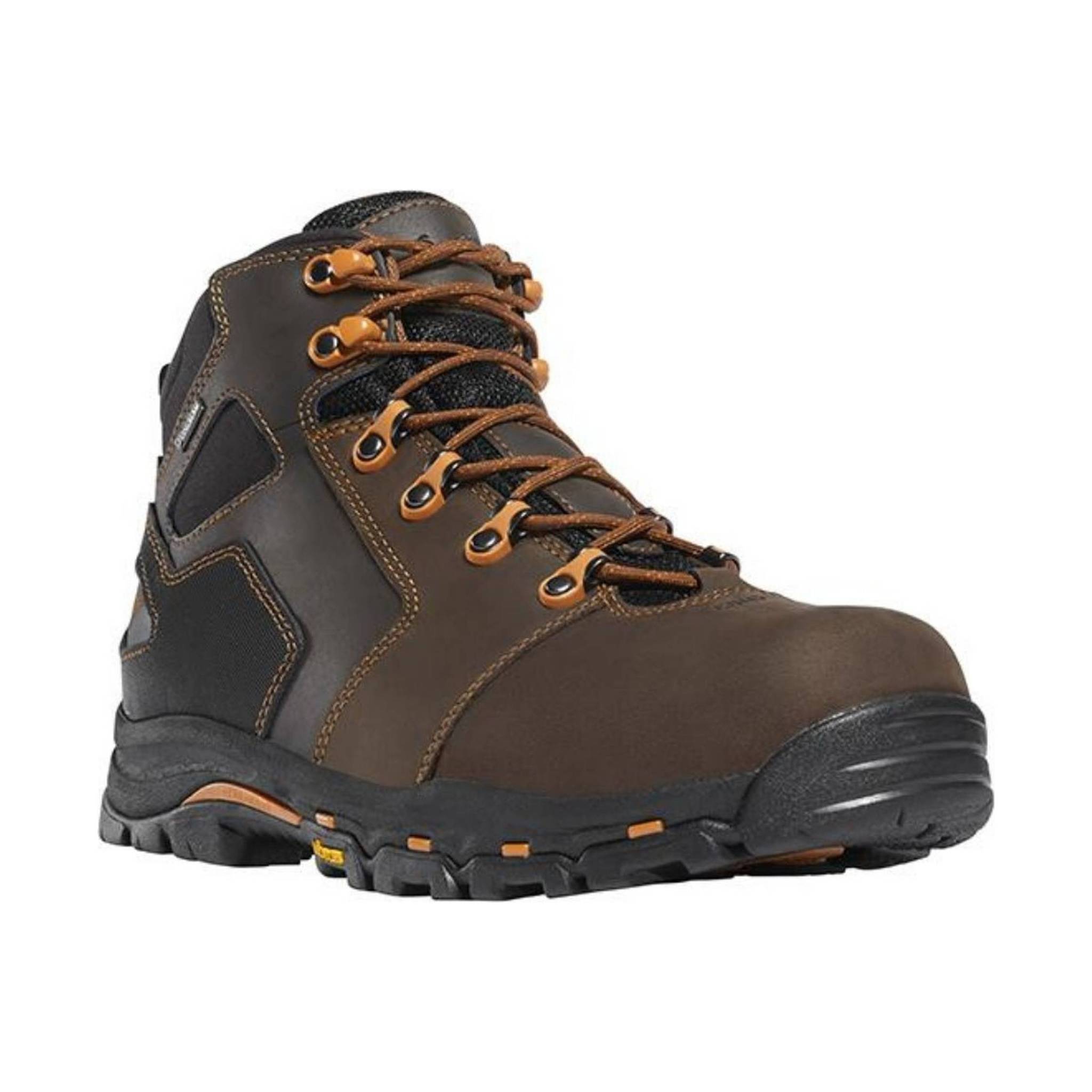 Danner Men's 4.5 Inch Vicious Non-Metallic Toe Work Boot - Brown/Orange by Lenny's Shoe & Apparel
