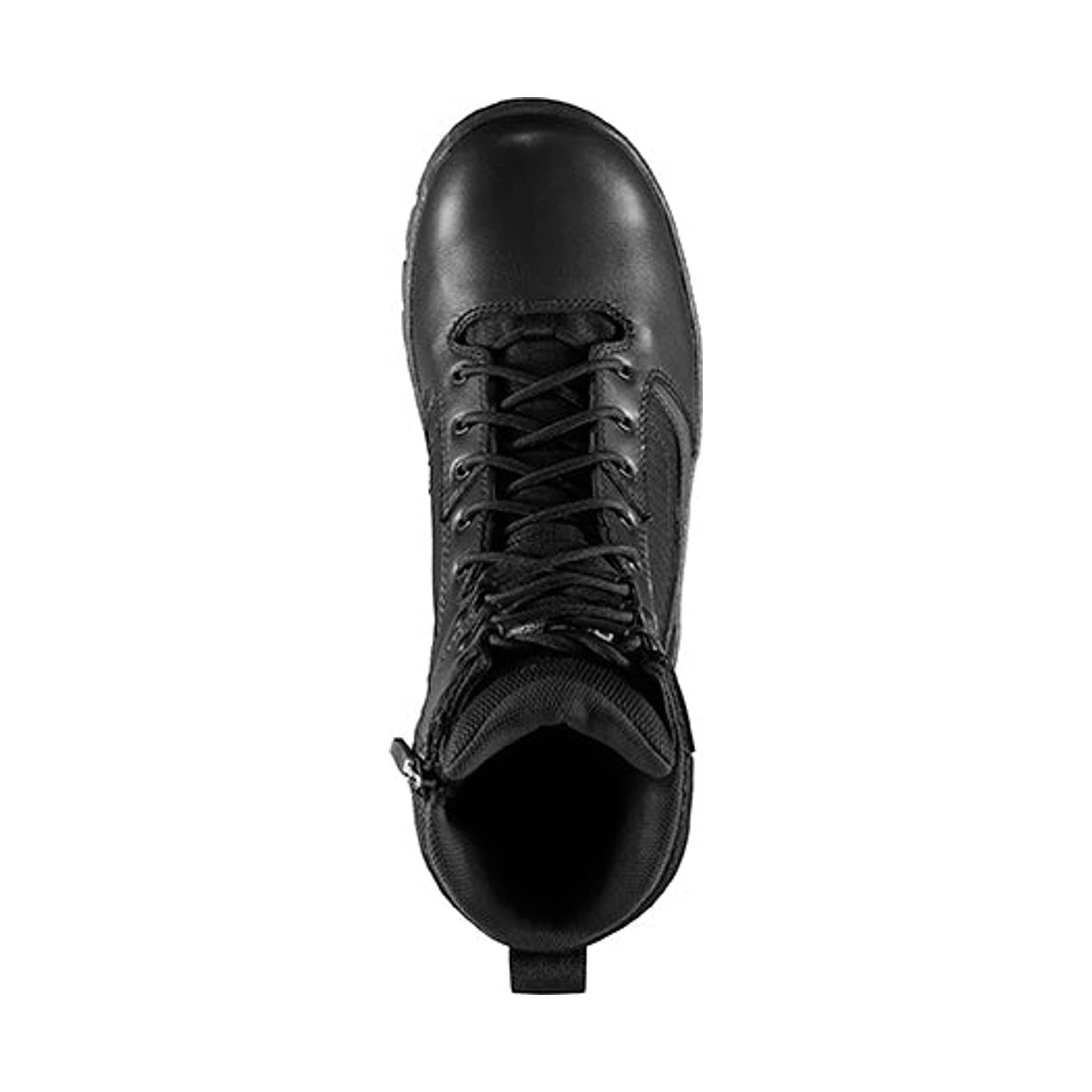 Danner Men's 8 Inch Lookout Side-Zip Boot Plain Toe Work Boots - Black by Lenny's Shoe & Apparel