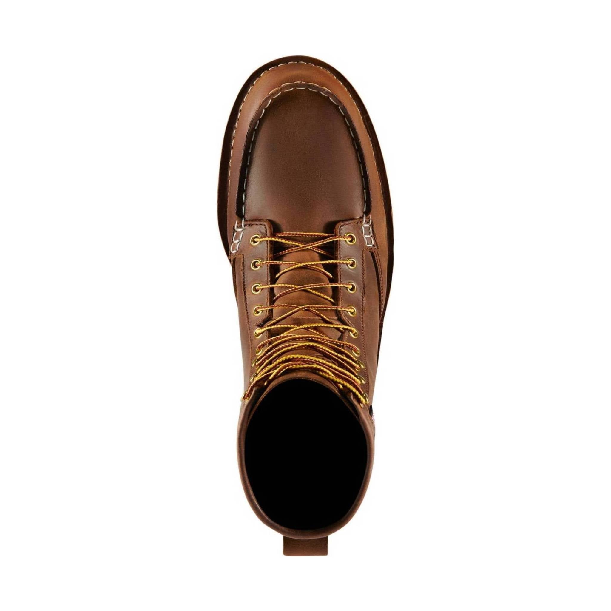 Danner Men's Bull Run 8 Inch Moc Soft Toe Work Boot - Tobacco by Lenny's Shoe & Apparel