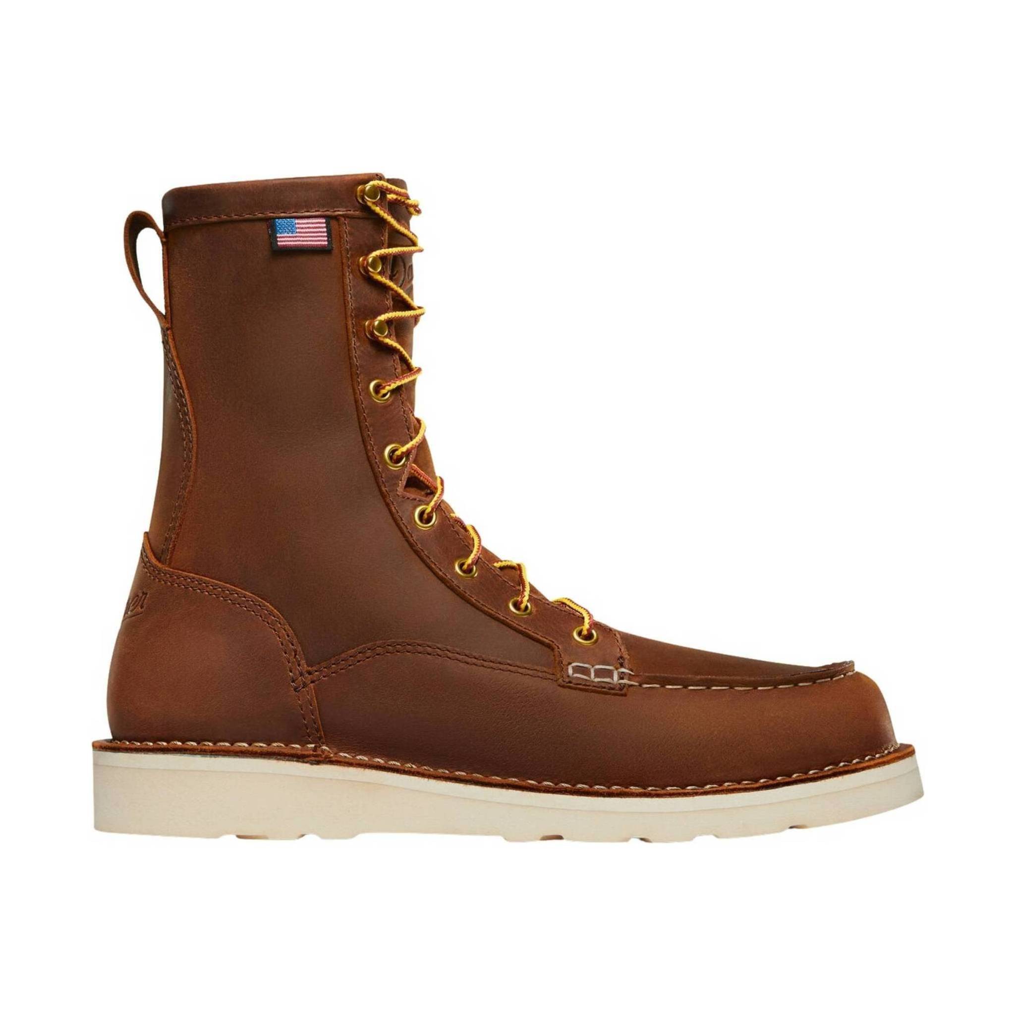 Danner Men's Bull Run 8 Inch Moc Soft Toe Work Boot - Tobacco by Lenny's Shoe & Apparel