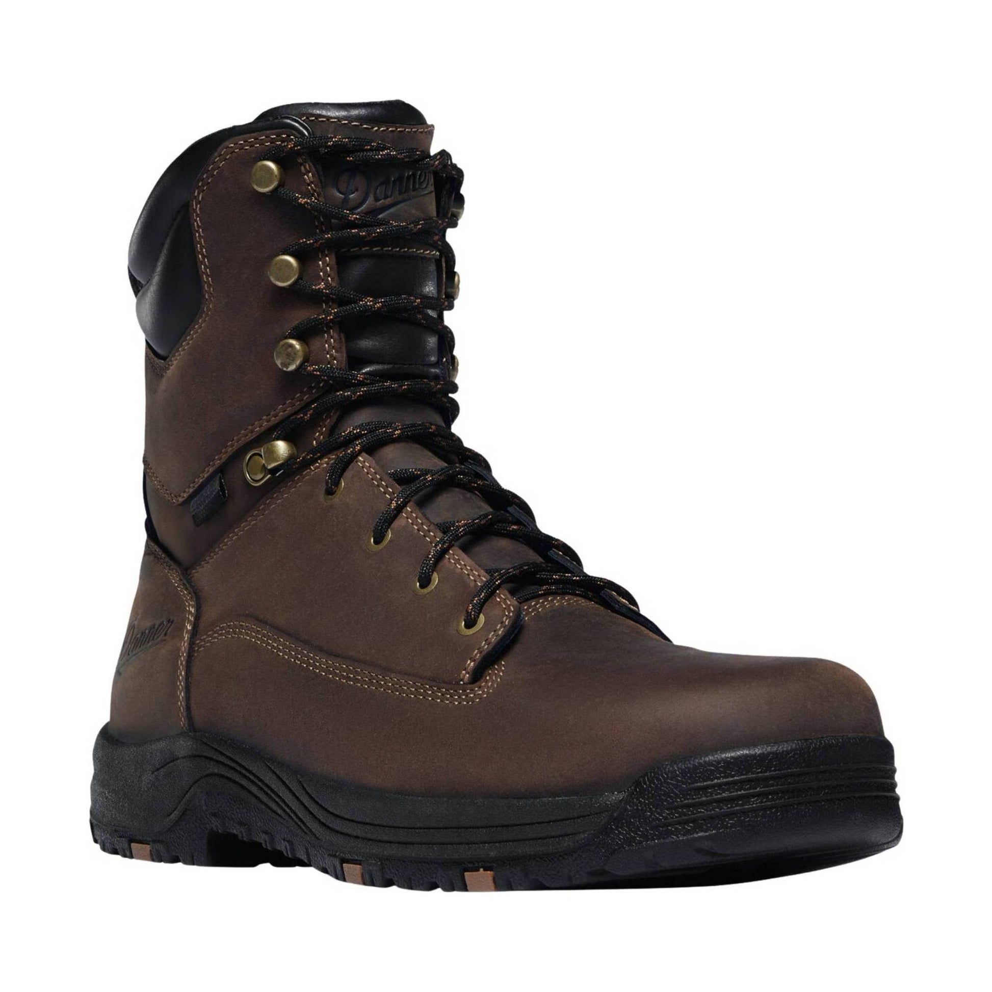 Danner Men's Caliper 8 Inch Aluminum Toe Work Boot - Brown Leather by Lenny's Shoe & Apparel