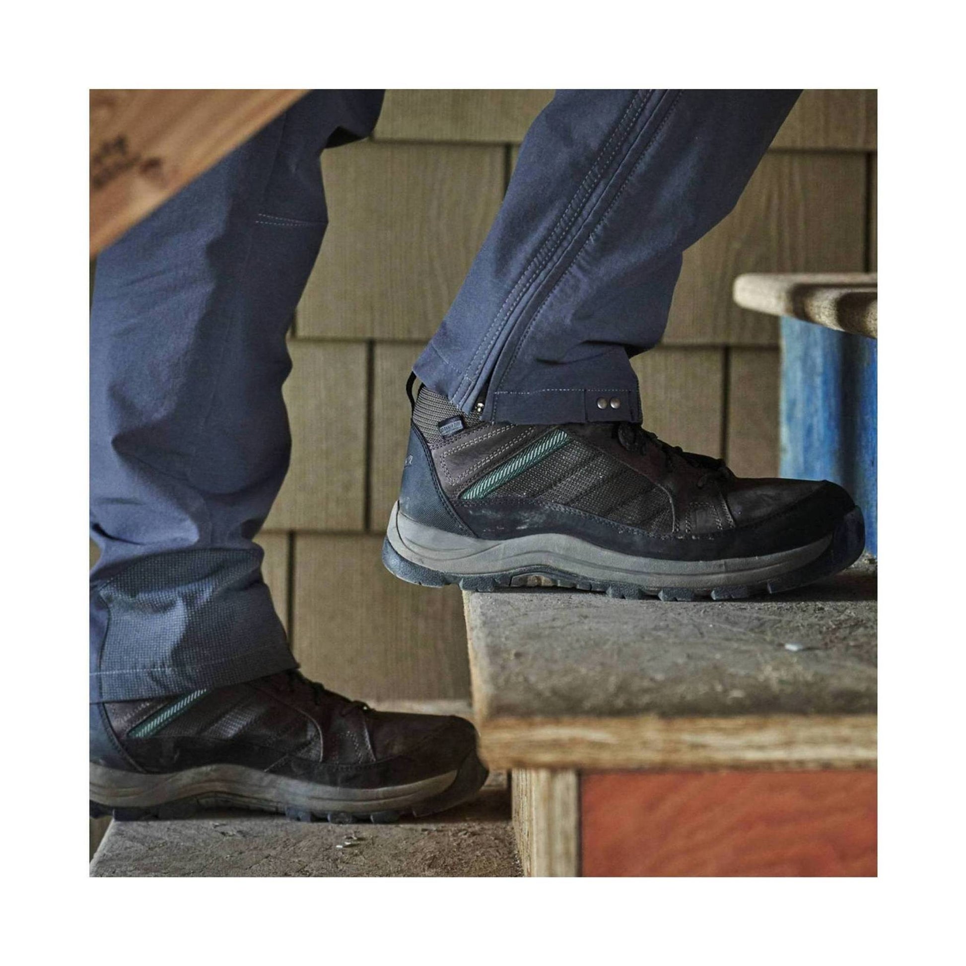 Danner Men's Riverside 4.5 Inch Steel Toe Work Shoe - Brown/Green by Lenny's Shoe & Apparel