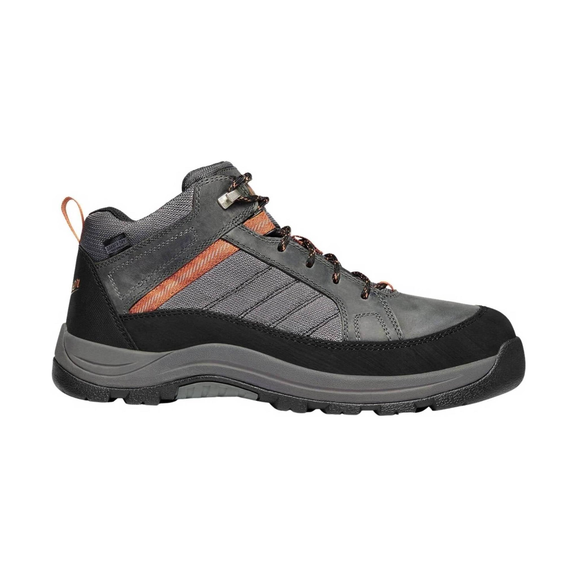 Danner Men's Riverside 4.5 Inch Work Shoe - Gray/Orange by Lenny's Shoe & Apparel