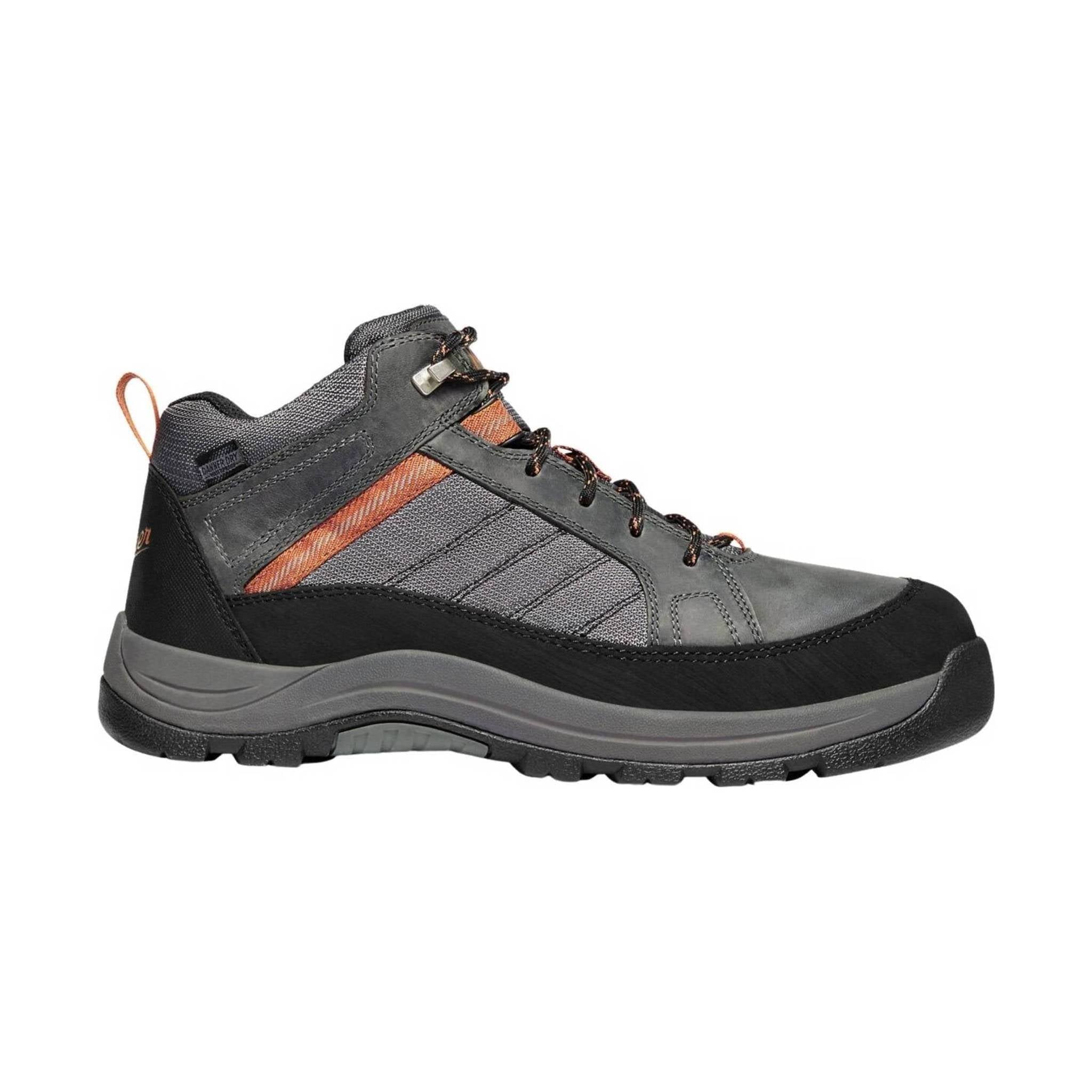 Danner Men's Riverside 4.5 Inch Work Shoe - Gray/Orange by Lenny's Shoe & Apparel