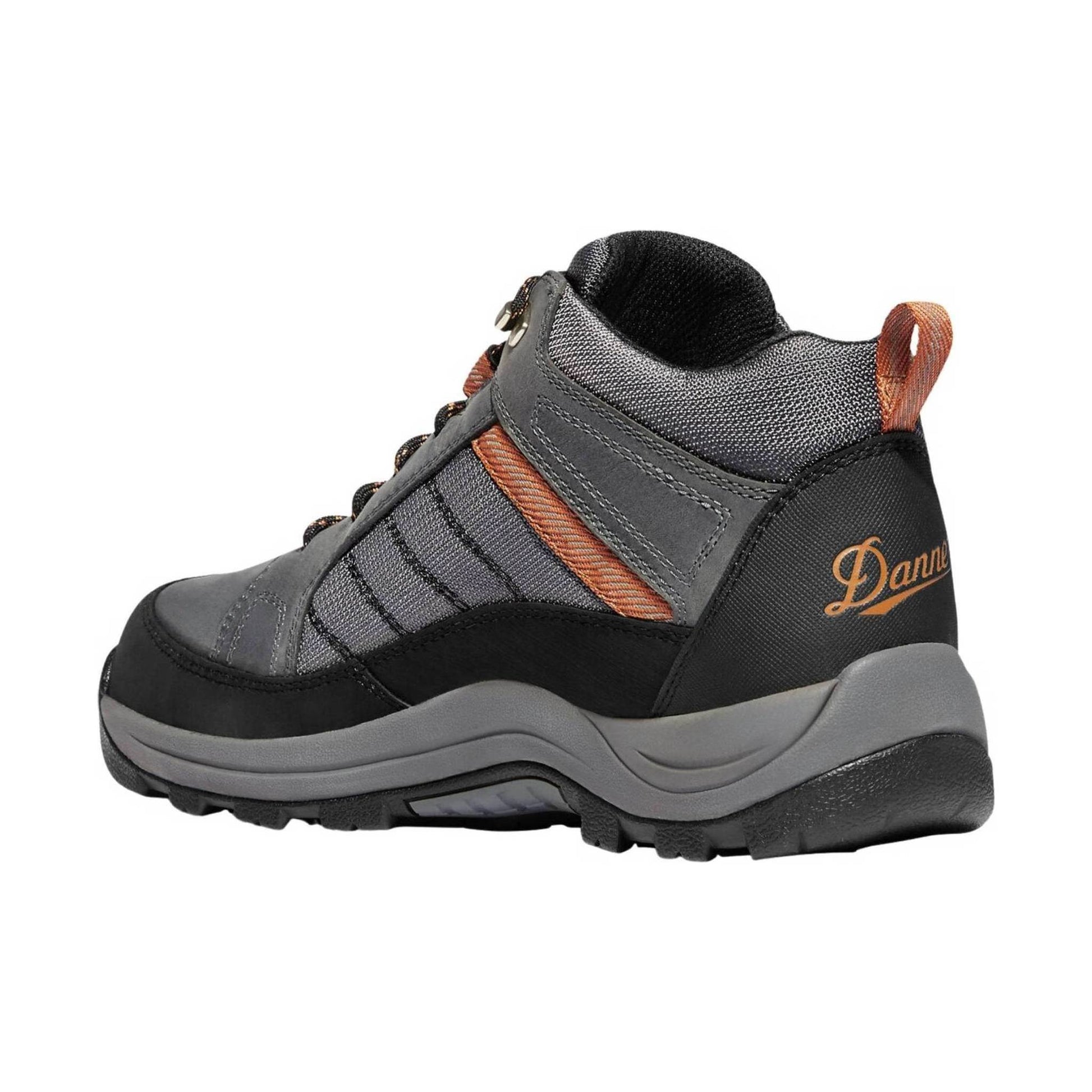 Danner Men's Riverside 4.5 Inch Work Shoe - Gray/Orange by Lenny's Shoe & Apparel