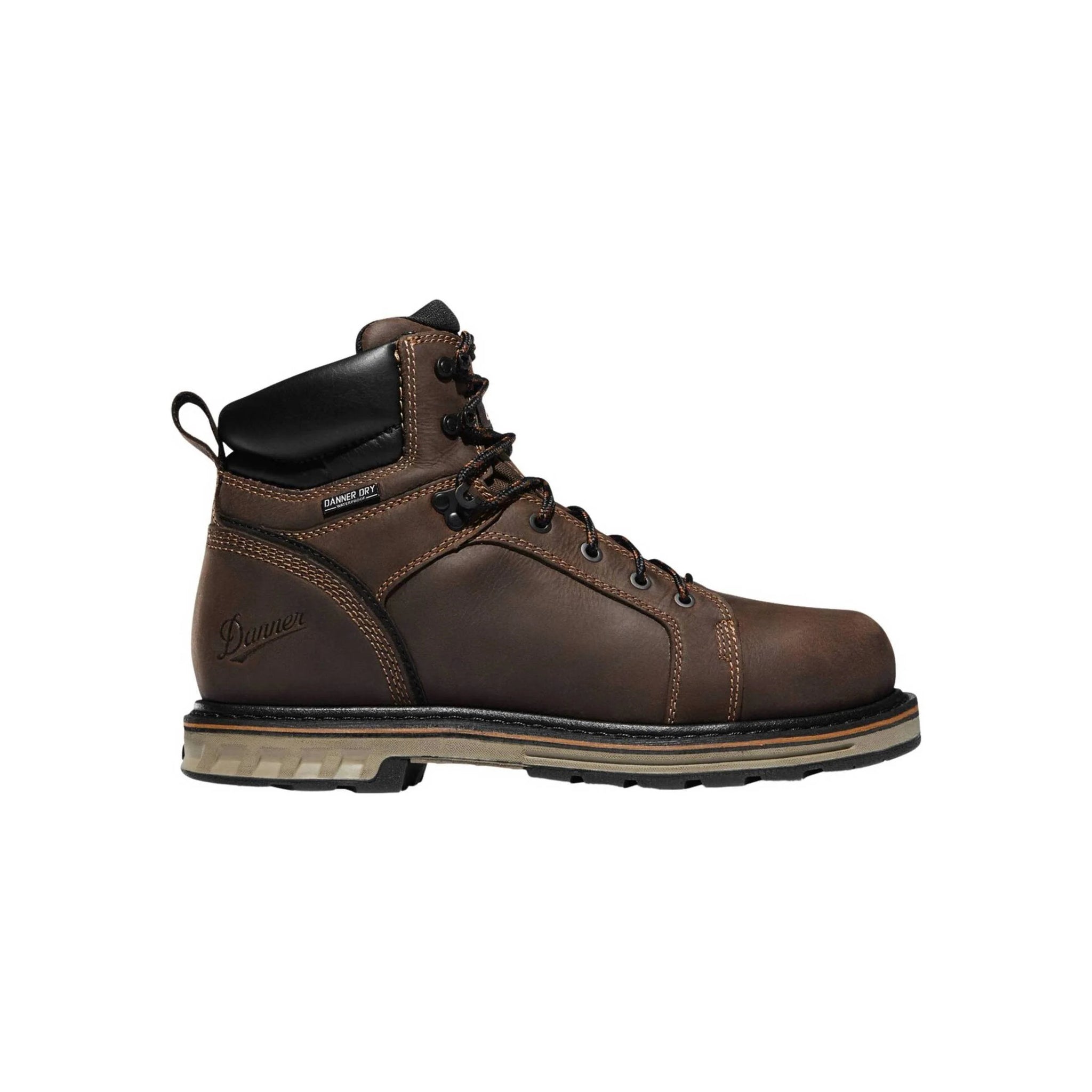 Danner Men's Steel Yard 6 Inch 400G Steel Toe Work Boot - Brown by Lenny's Shoe & Apparel