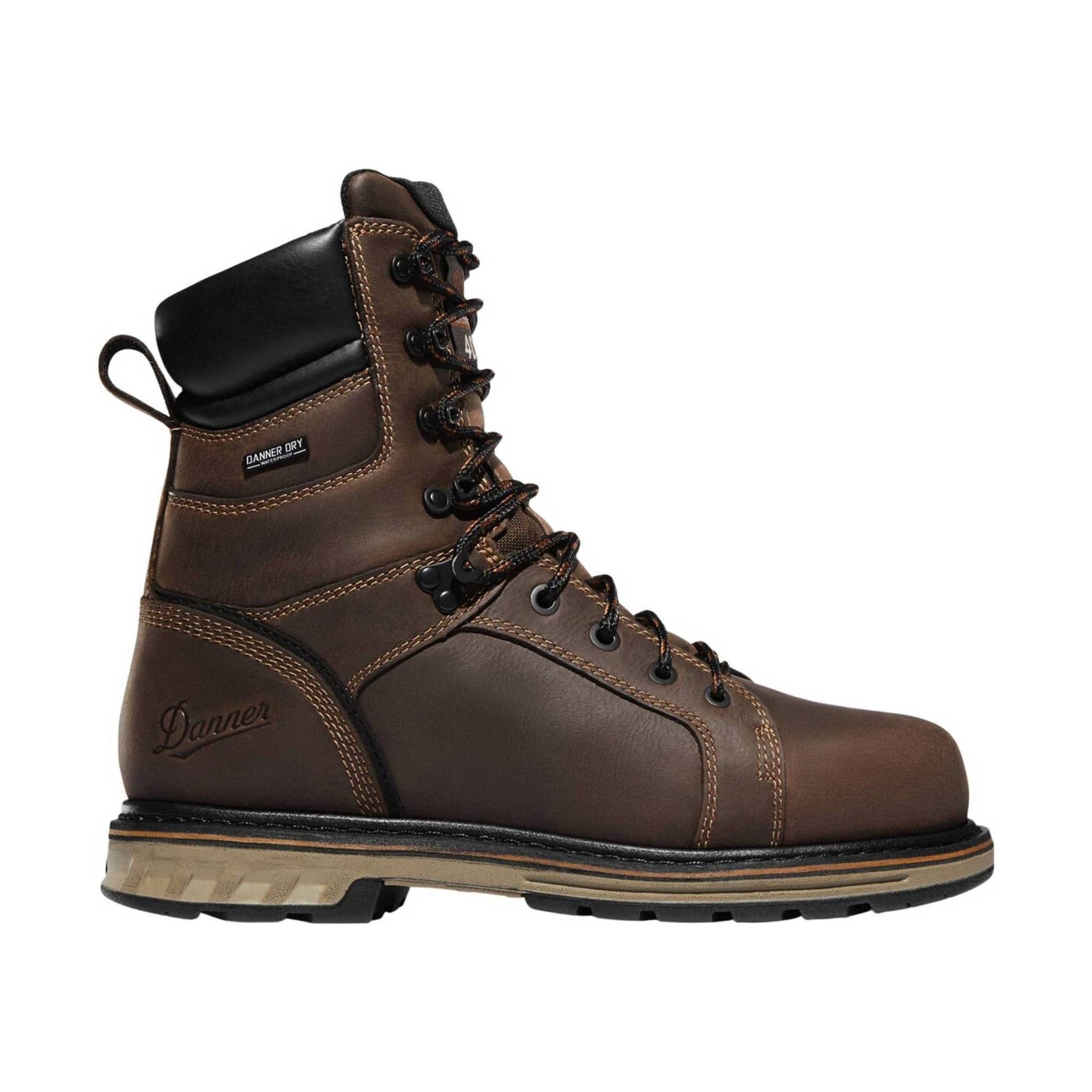 Danner Men's Steel Yard 8 Inch 400G Steel Toe Work Boot - Brown by Lenny's Shoe & Apparel