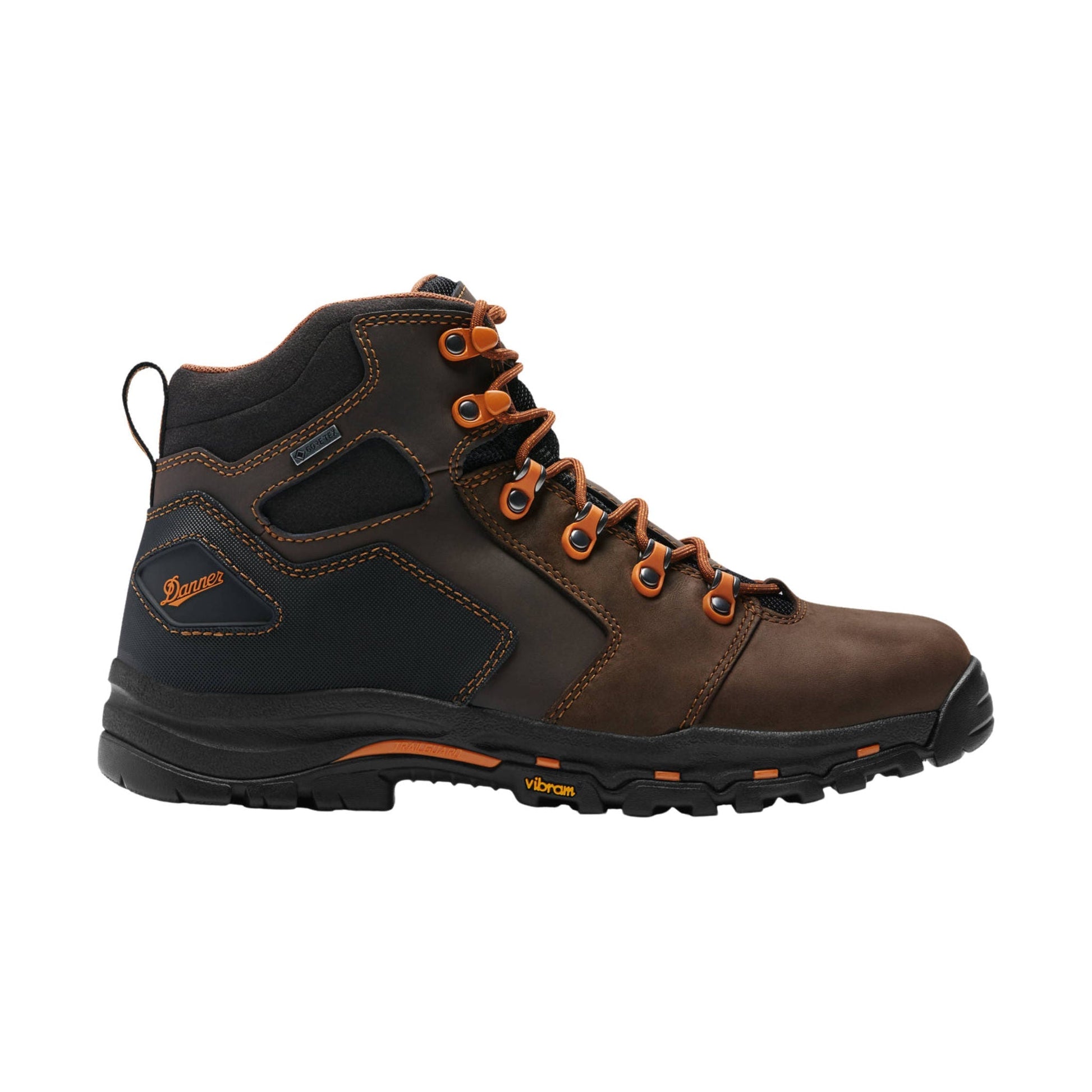 Danner Men's Vicious 4.5 Inch Work Boot - Brown/Orange by Lenny's Shoe & Apparel