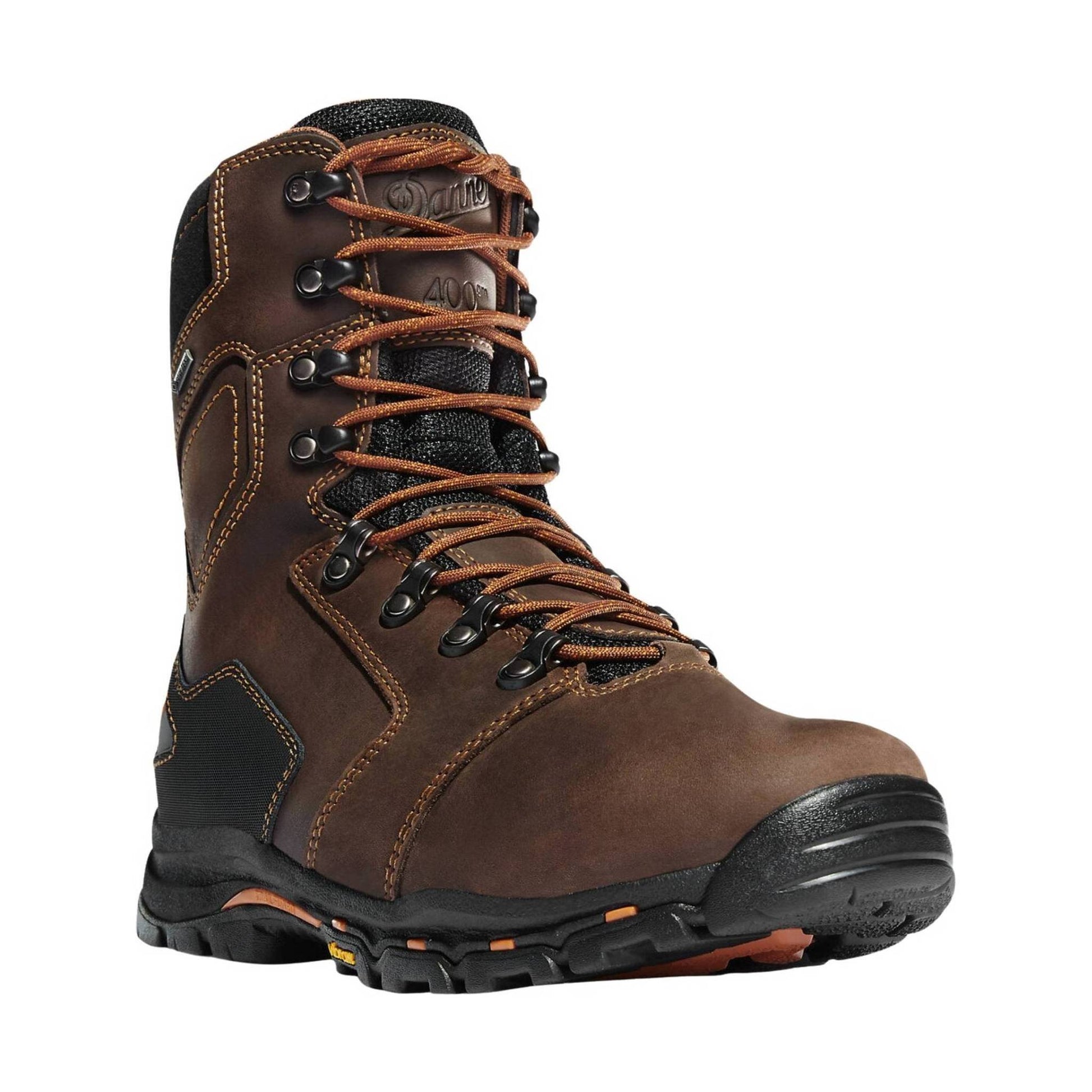 Danner Men's Vicious 8 Inch Insulated 400G Composite Toe Work Boot - Brown by Lenny's Shoe & Apparel