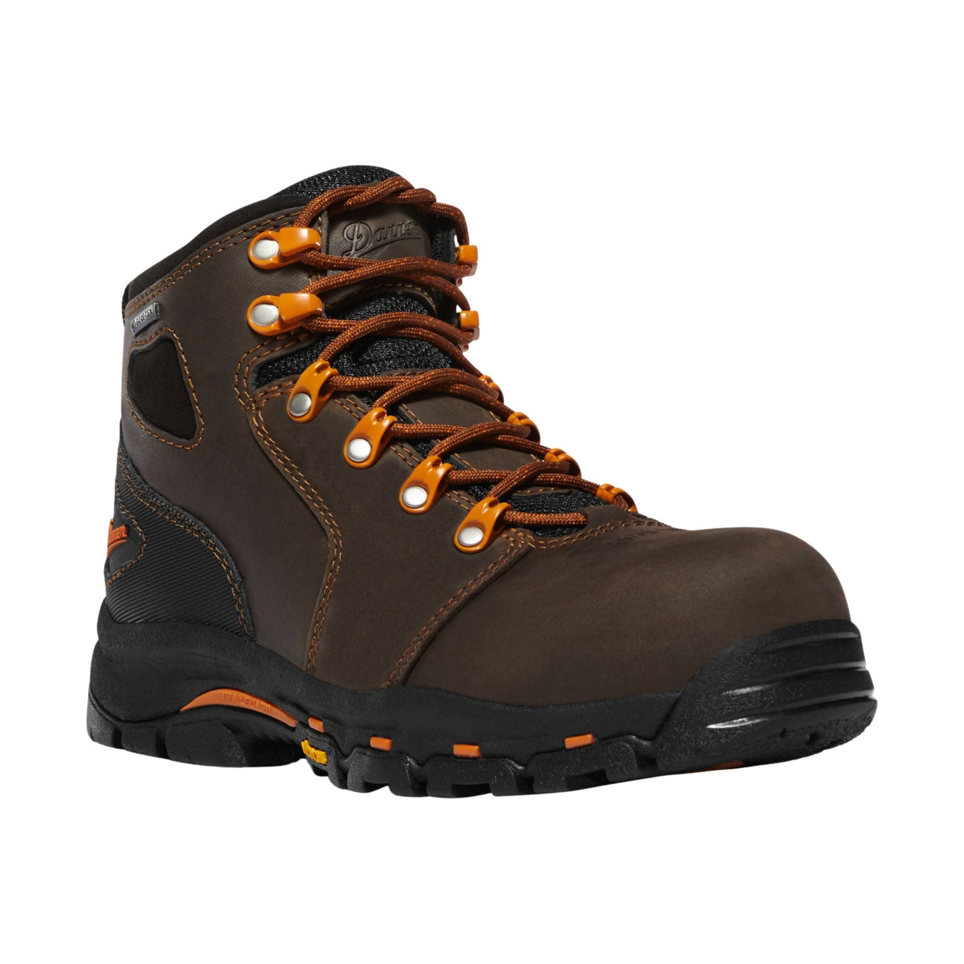 Danner Women's Vicious 4 Inch Composite Toe Work Boot - Brown/Orange by Lenny's Shoe & Apparel