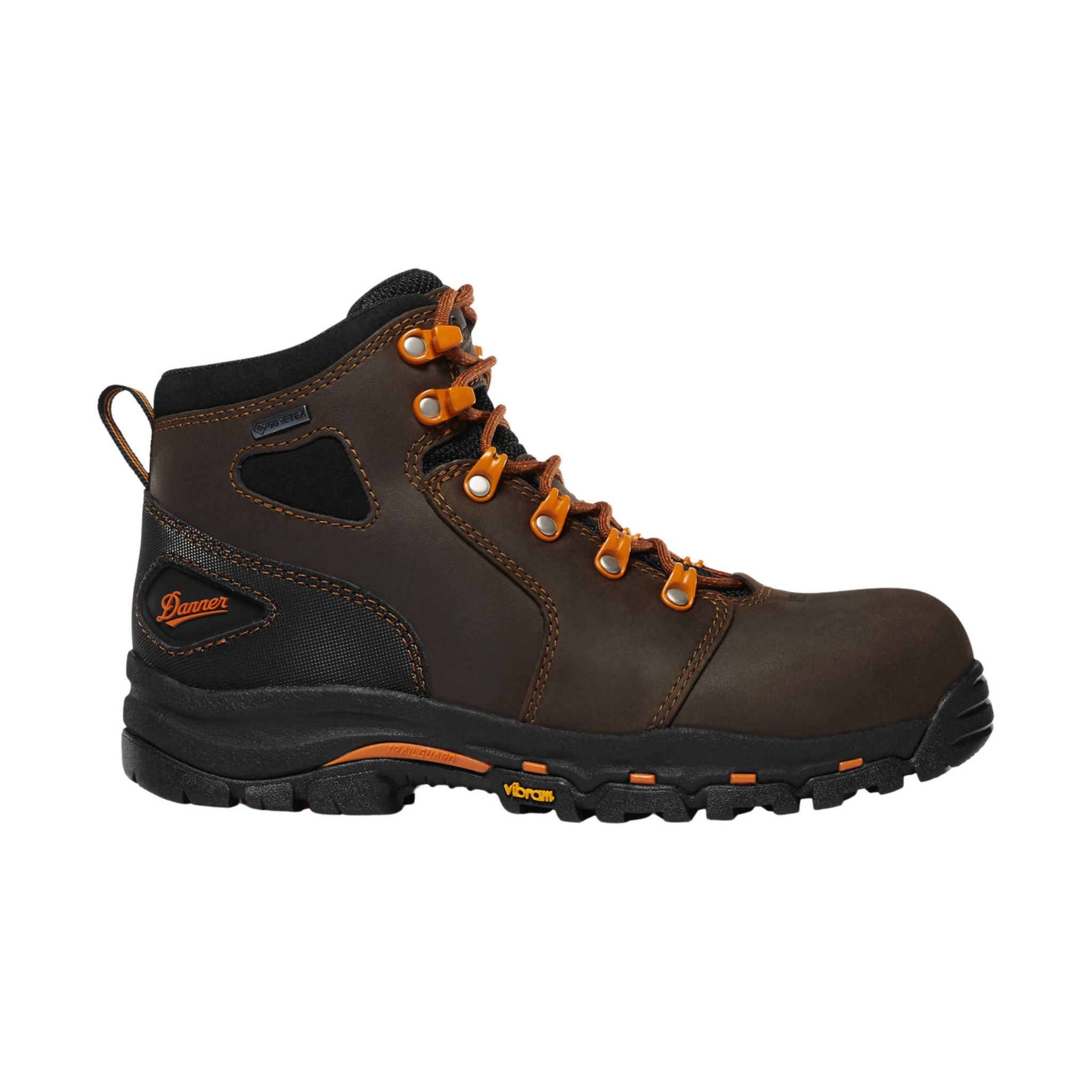 Danner Women's Vicious 4 Inch Composite Toe Work Boot - Brown/Orange by Lenny's Shoe & Apparel