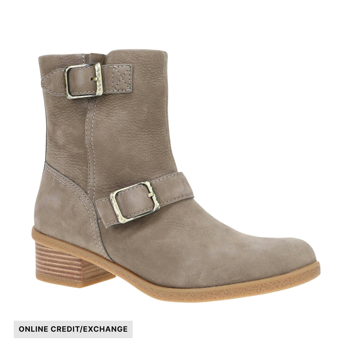 Dansko Women's Delphine Boots - Stone Waterproof Nubuck