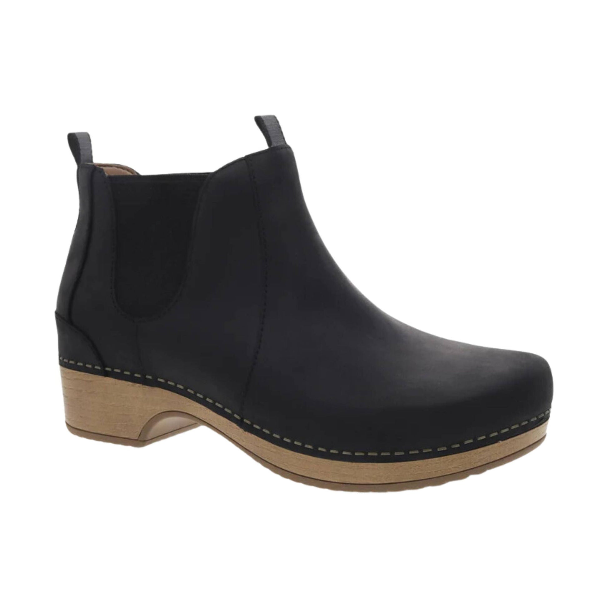 Dansko Women's Becka Boots - Black Oiled Pull Up by Lenny's Shoe & Apparel