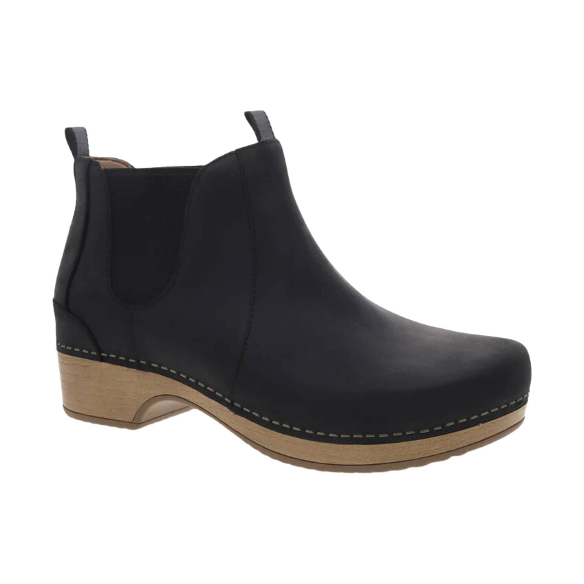Dansko Women's Becka Boots - Black Oiled Pull Up by Lenny's Shoe & Apparel