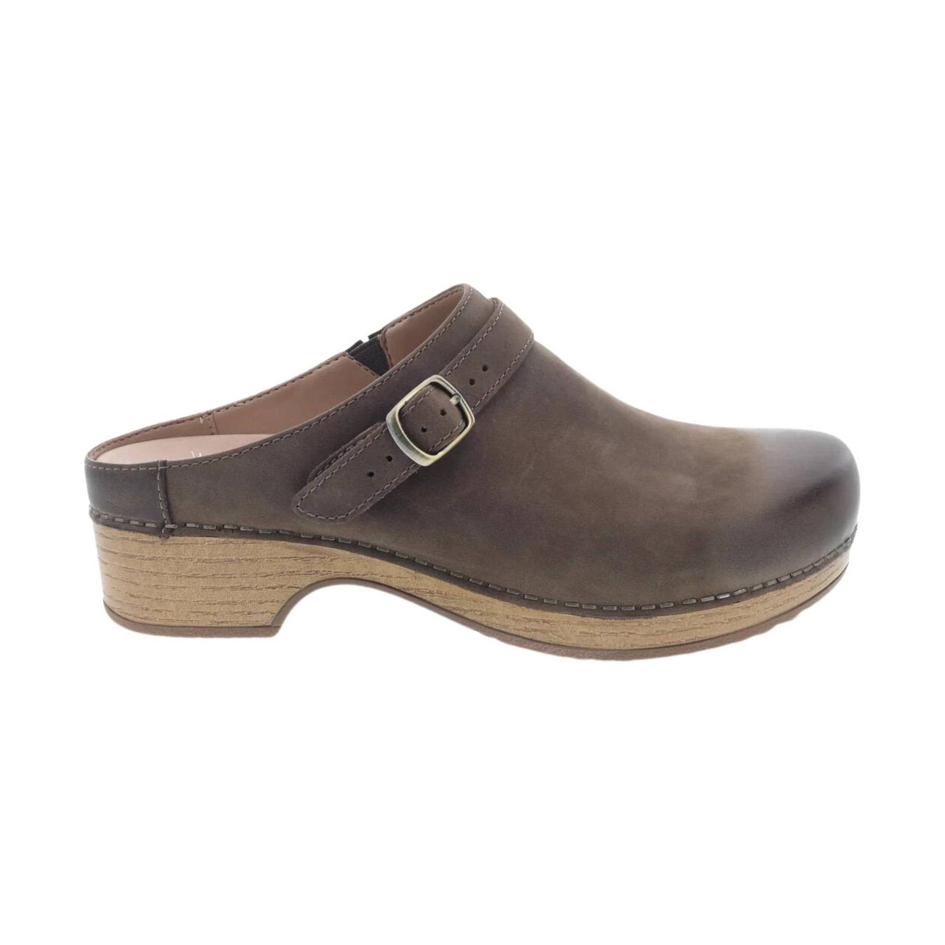 Dansko Women's Berry - Mushroom Burnished Nubuck by Lenny's Shoe & Apparel