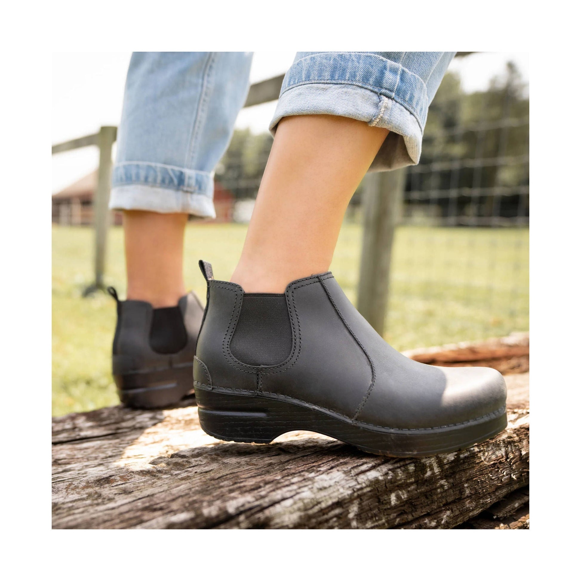 Dansko Women's Frankie Boots - Black Oiled by Lenny's Shoe & Apparel