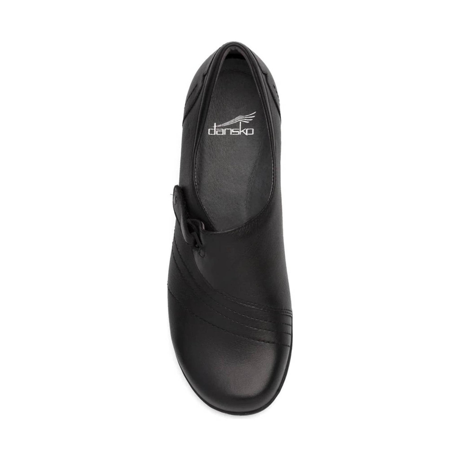 Dansko Women's Franny Wide Shoe - Black Milled Nappa by Lenny's Shoe & Apparel