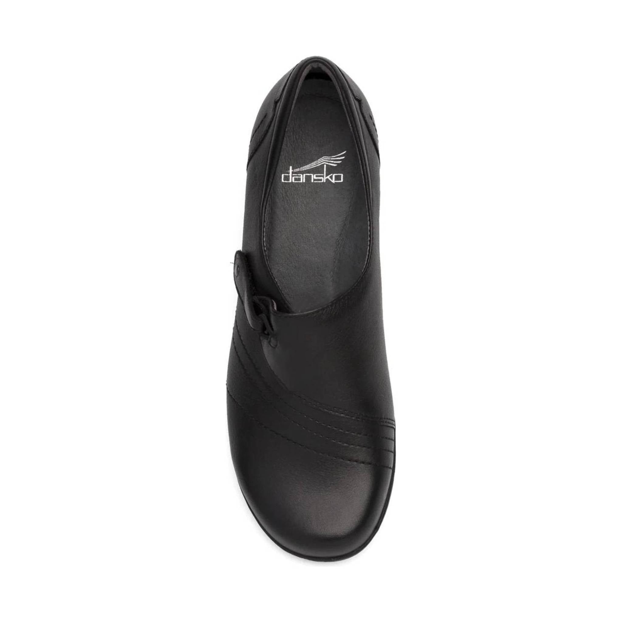 Dansko Women's Franny Wide Shoe - Black Milled Nappa by Lenny's Shoe & Apparel