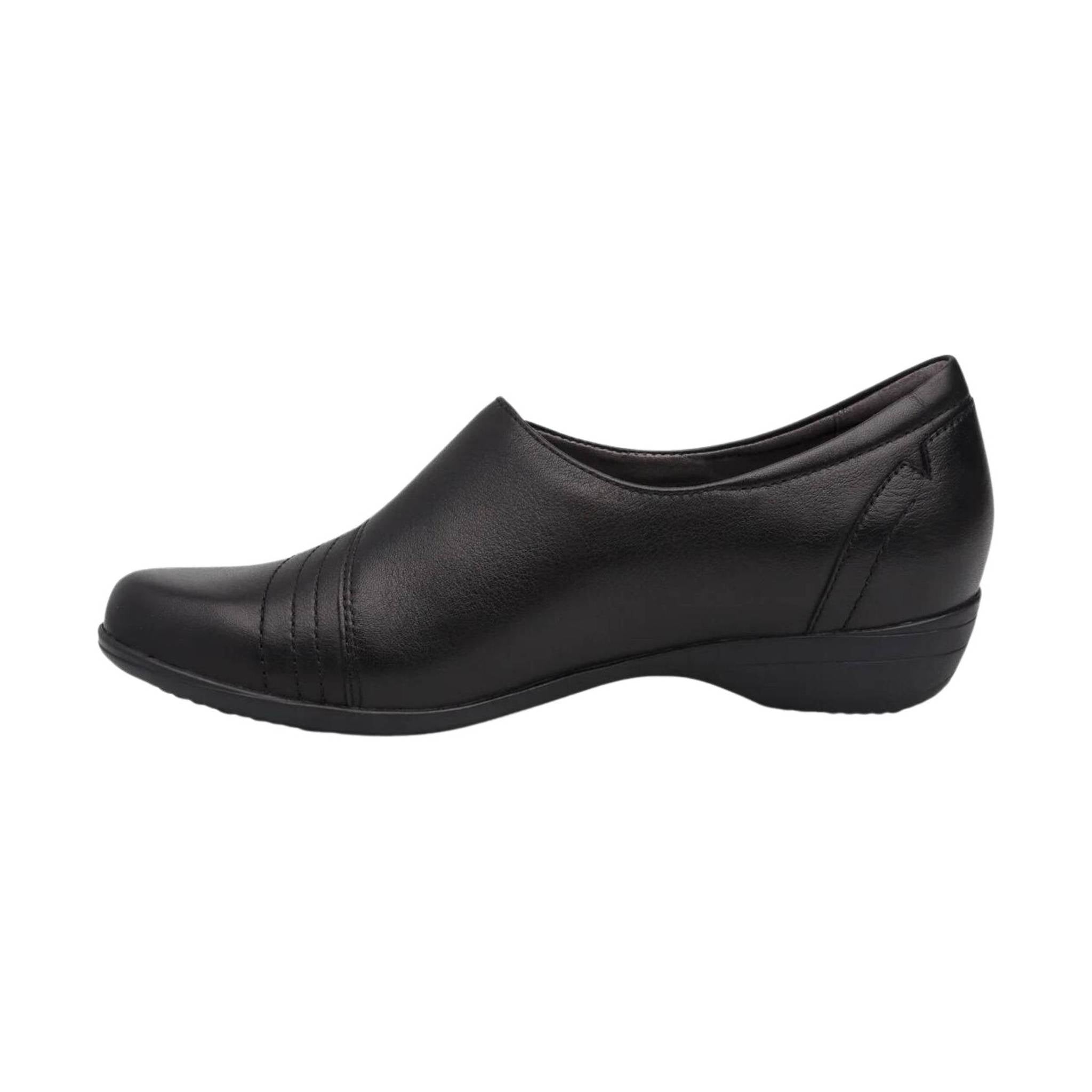 Dansko Women's Franny Wide Shoe - Black Milled Nappa by Lenny's Shoe & Apparel