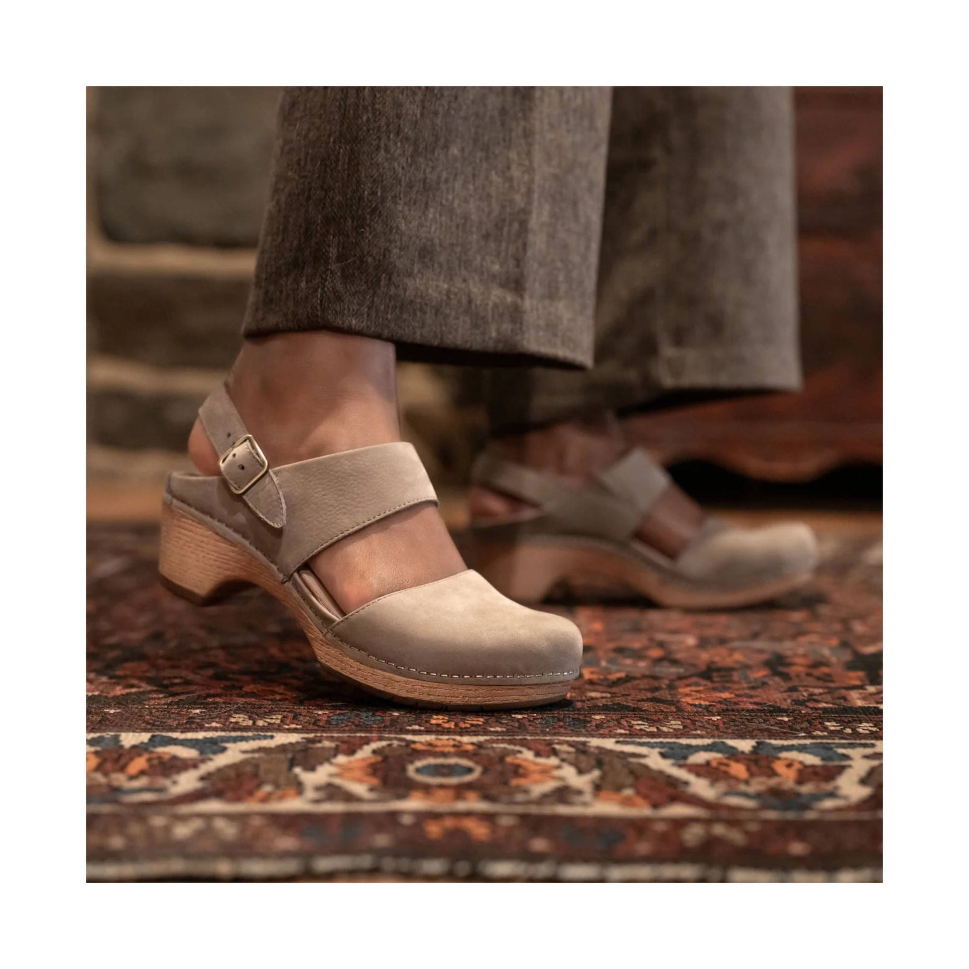 Dansko Women's Lucia Shoes - Taupe by Lenny's Shoe & Apparel