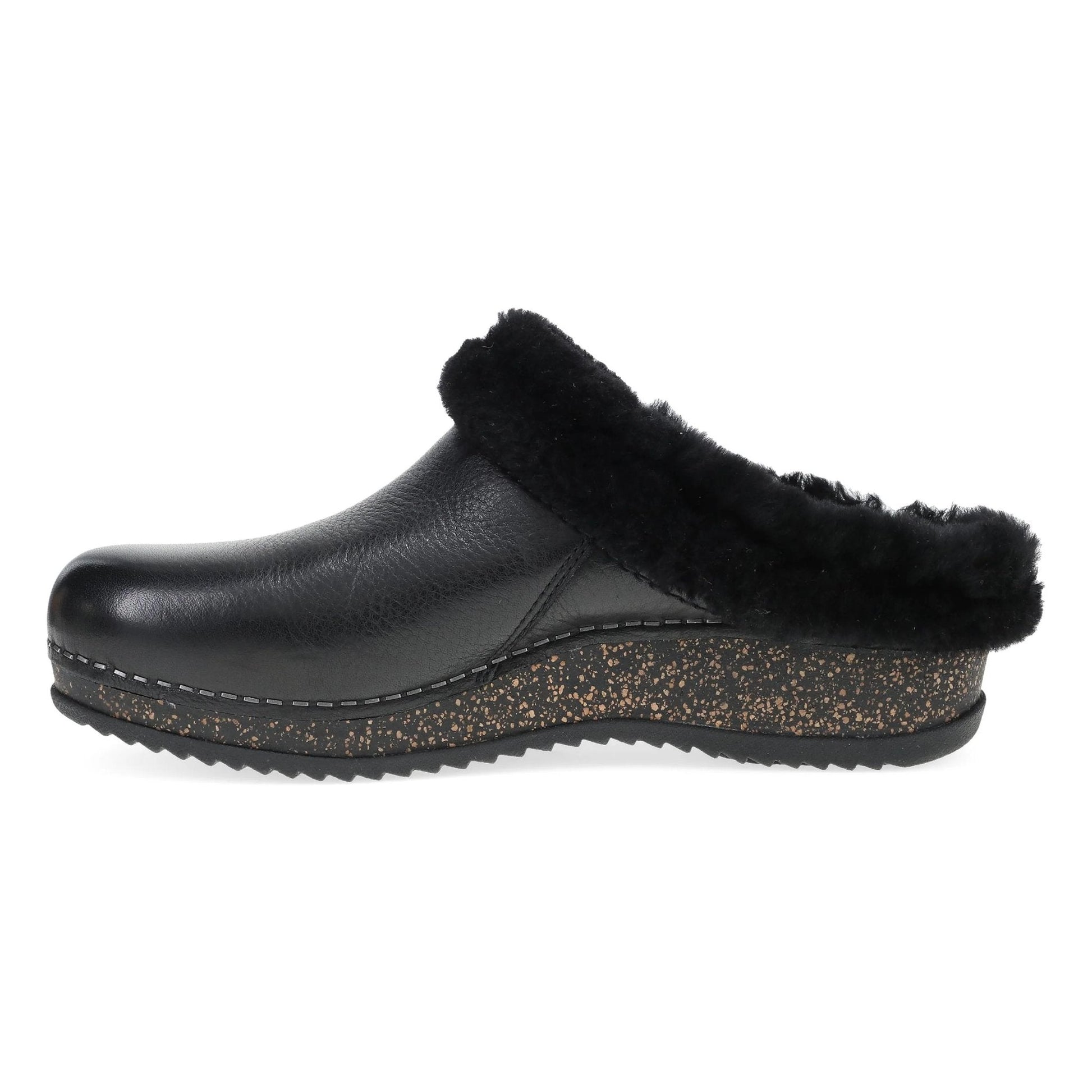Dansko Women's Magda Clog - Black Waxy Milled Mule by Lenny's Shoe & Apparel