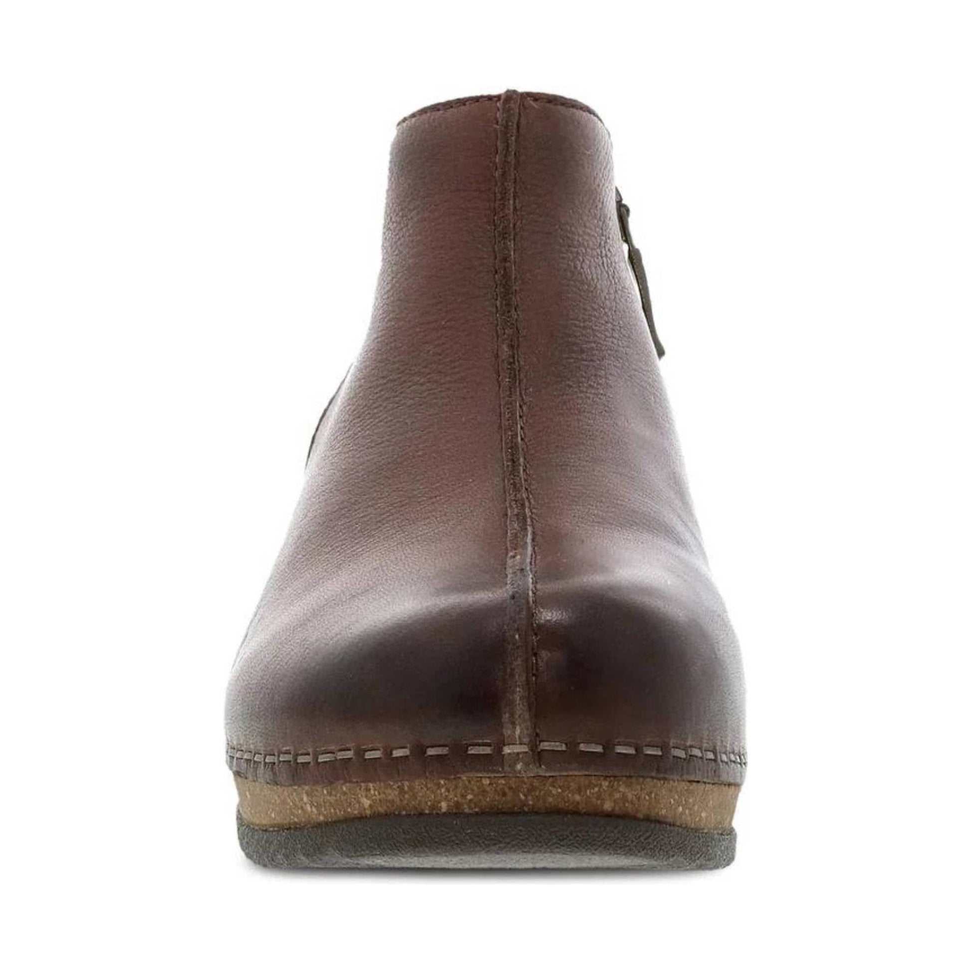 Dansko Women's Makara Bootie - Brown Waxy Milled by Lenny's Shoe & Apparel