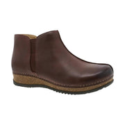 Dansko Women's Makara Bootie - Brown Waxy Milled by Lenny's Shoe & Apparel