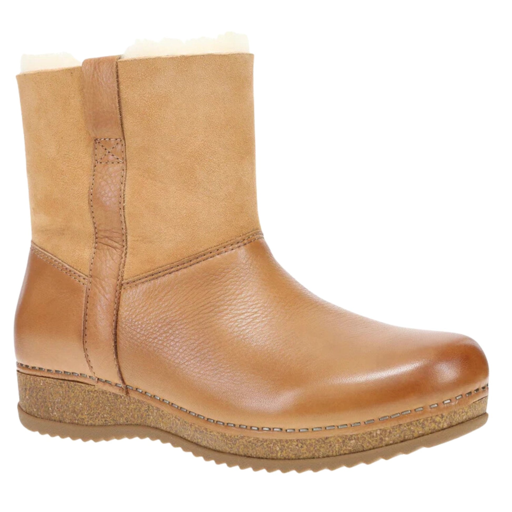 Dansko Women's McKenzie Boots - Tan Waxy Milled by Lenny's Shoe & Apparel