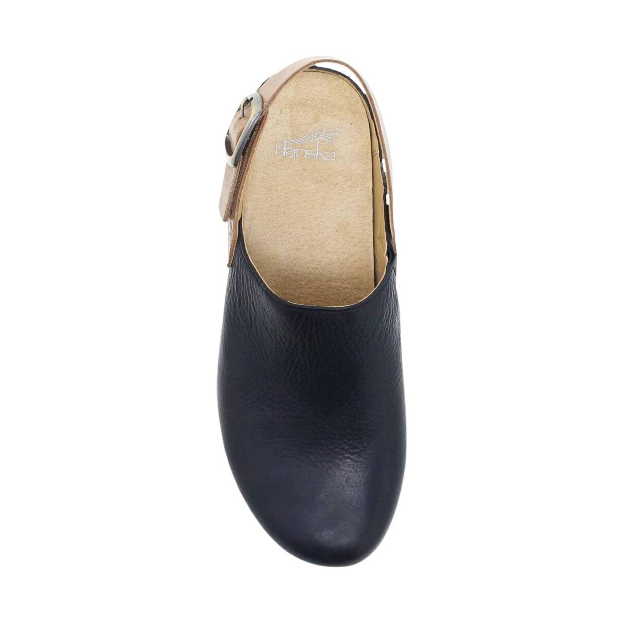 Dansko Women's Merrin Shoes - Black Waxy Milled Mule by Lenny's Shoe & Apparel