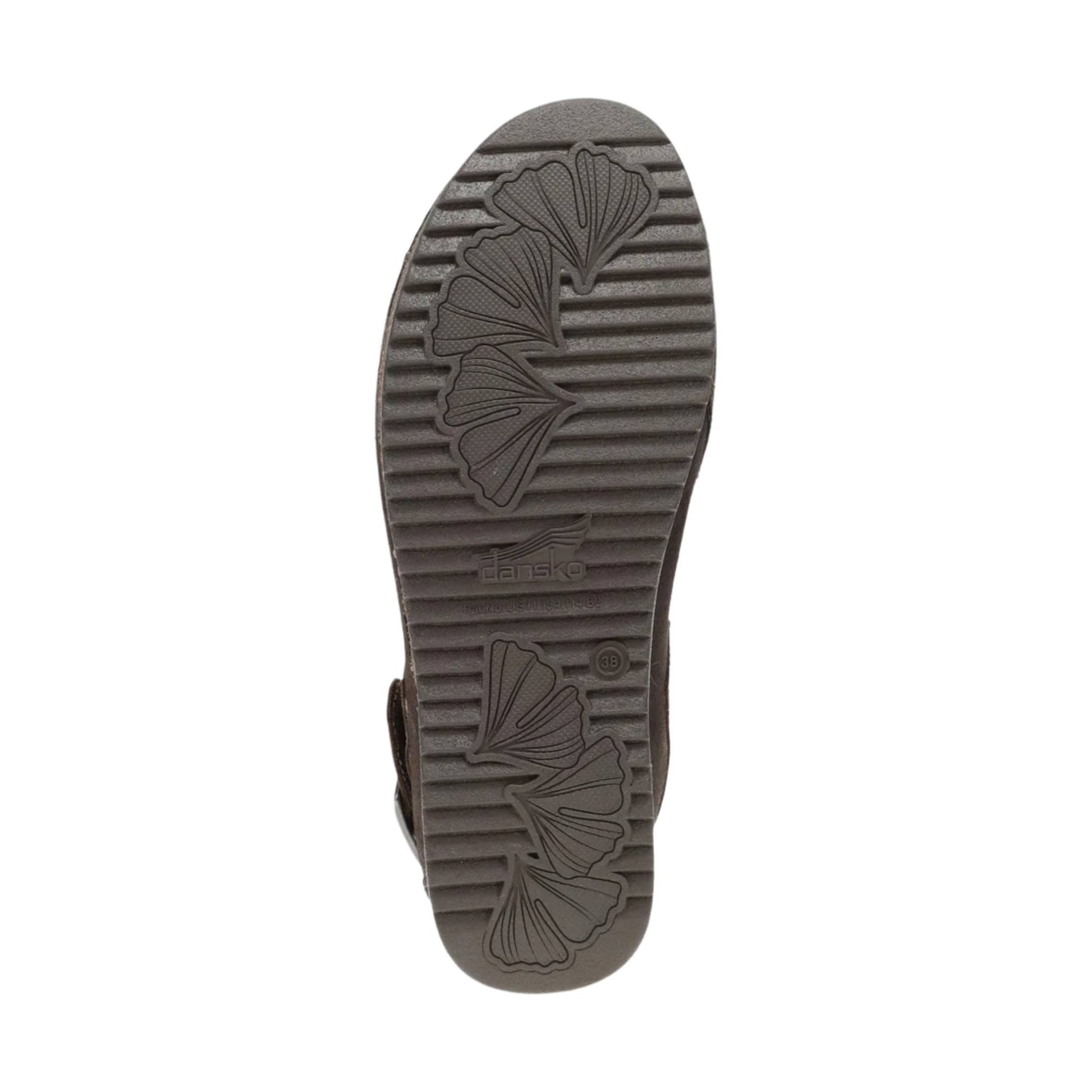 Dansko Women's Merrin Shoes - Chocolate Burnished Suede Mule by Lenny's Shoe & Apparel