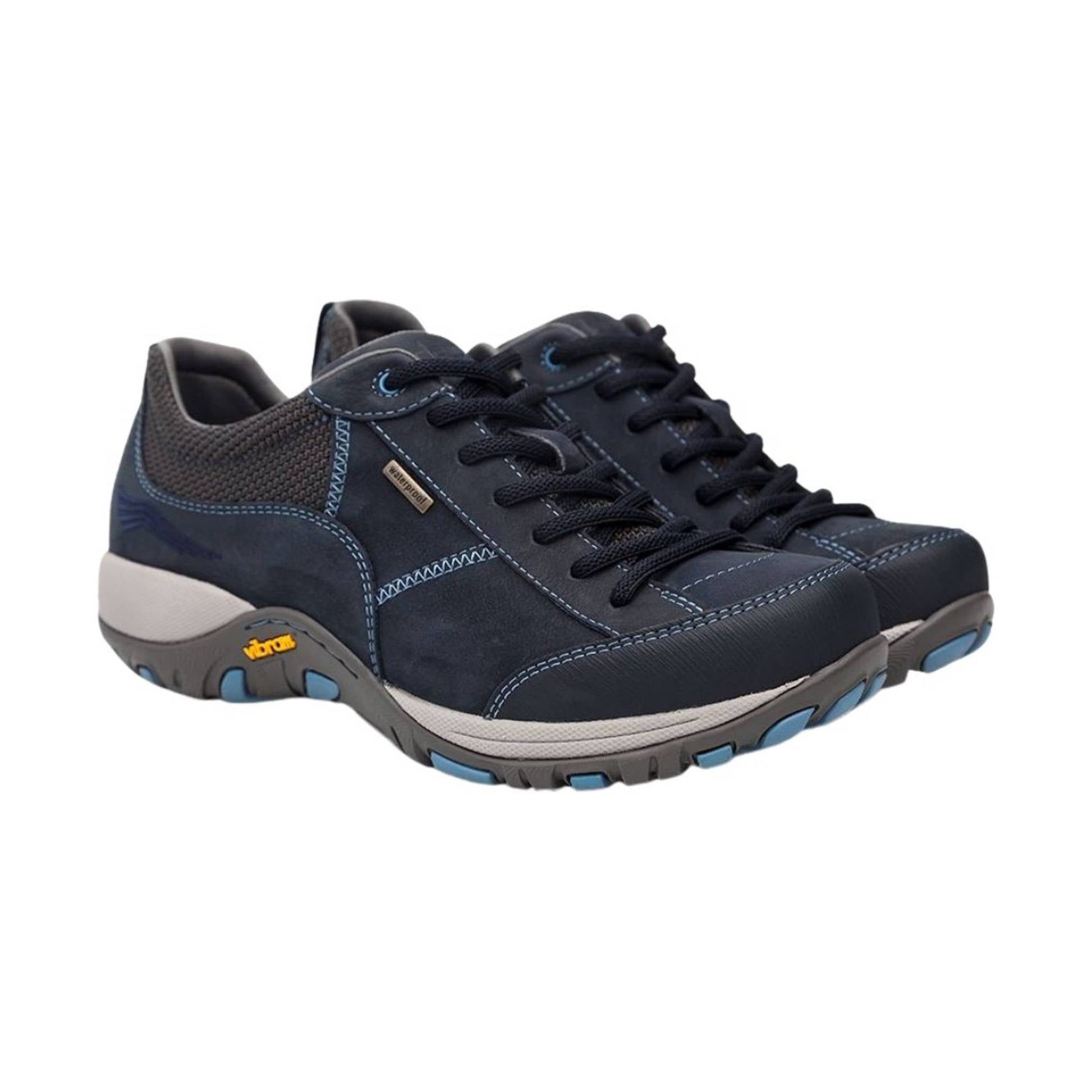Dansko Women's Paisley Waterproof Sneaker - Navy Milled Nubuck by Lenny's Shoe & Apparel