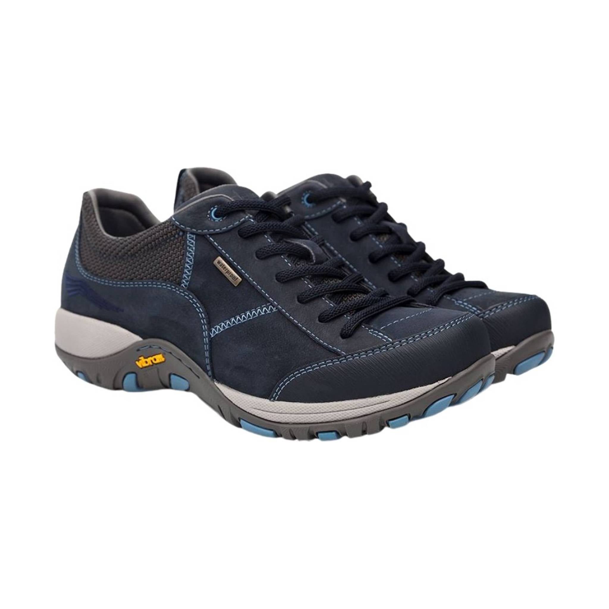 Dansko Women's Paisley Waterproof Sneaker - Navy Milled Nubuck by Lenny's Shoe & Apparel