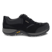 Dansko Women's Paisley Waterproof Sneaker- Black/Black Suede by Lenny's Shoe & Apparel