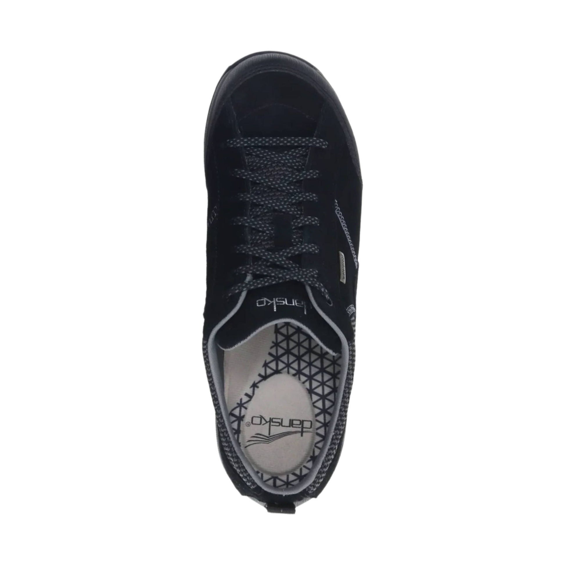 Dansko Women's Paisley Wide Waterproof Sneaker - Black by Lenny's Shoe & Apparel