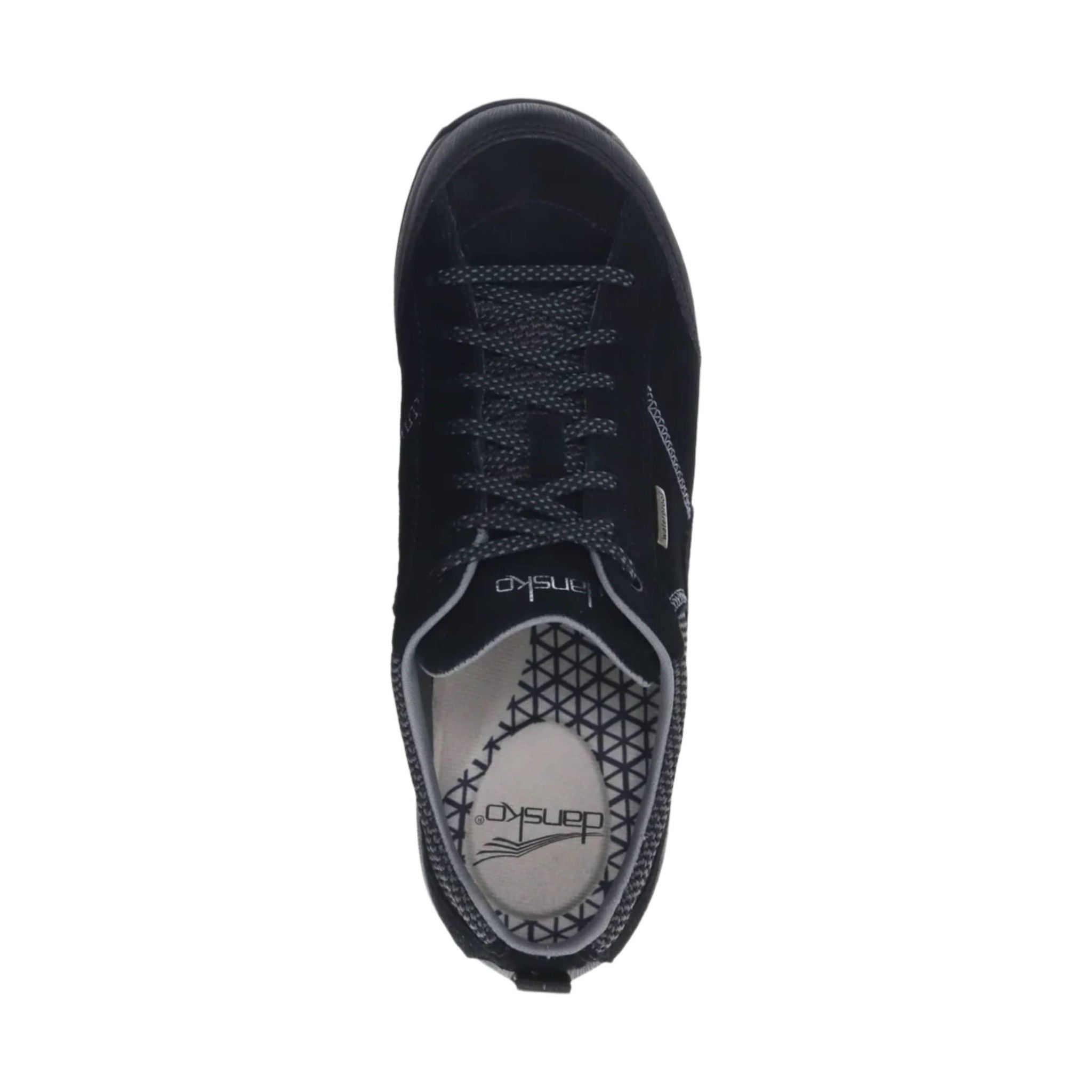 Dansko Women's Paisley Wide Waterproof Sneaker - Black by Lenny's Shoe & Apparel