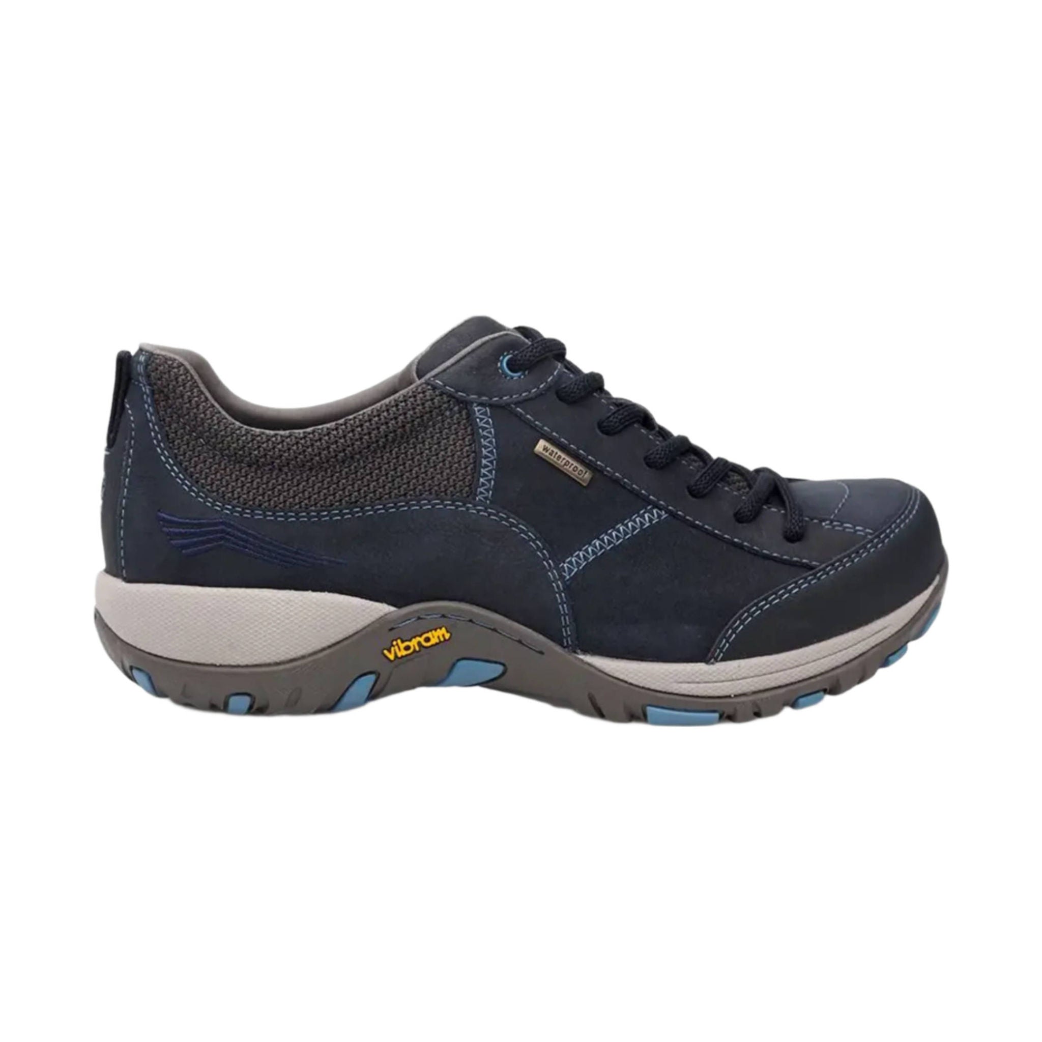 Dansko Women's Paisley Wide Waterproof Sneaker - Navy Milled Nubuck by Lenny's Shoe & Apparel