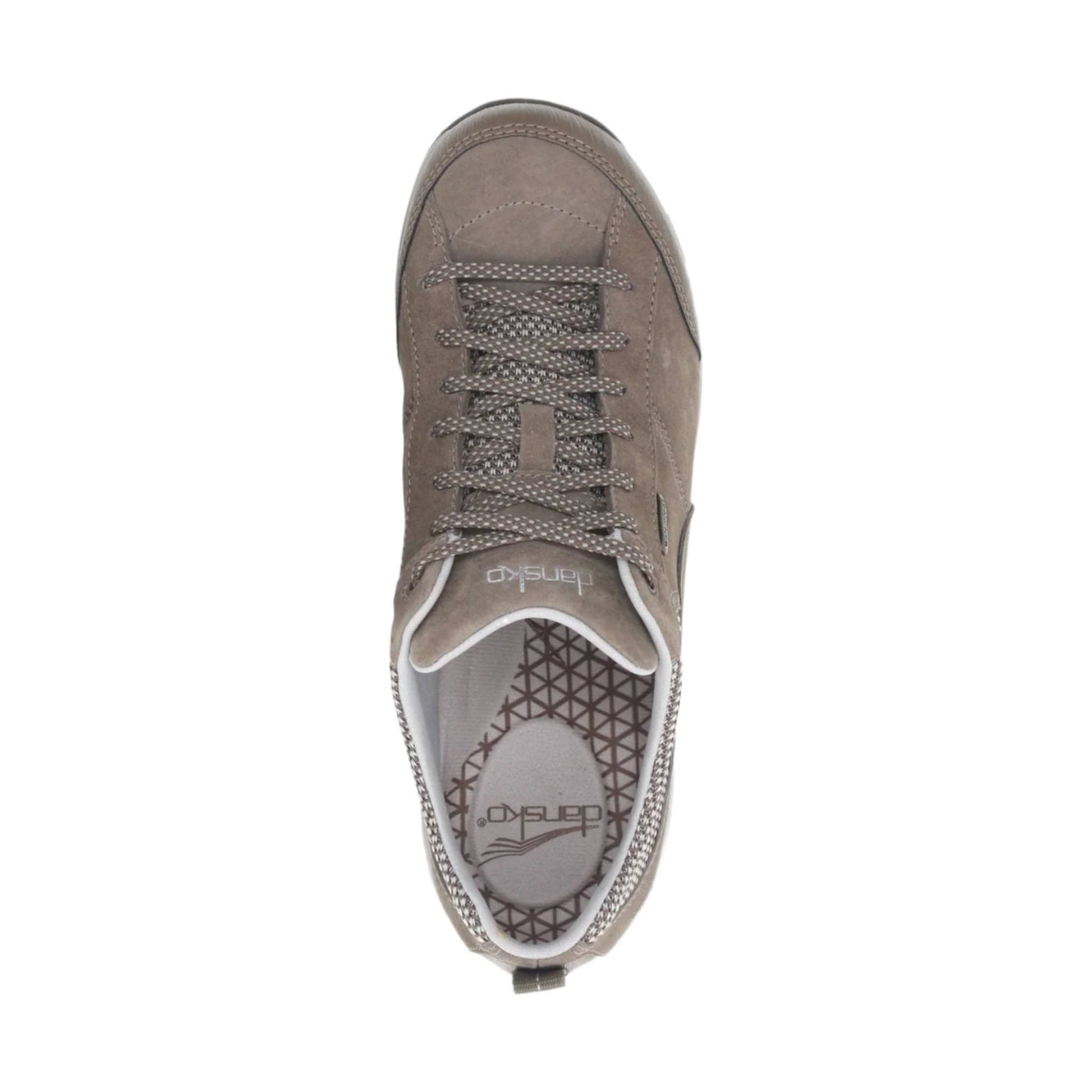Dansko Women's Paisley Wide Waterproof Sneaker - Walnut by Lenny's Shoe & Apparel
