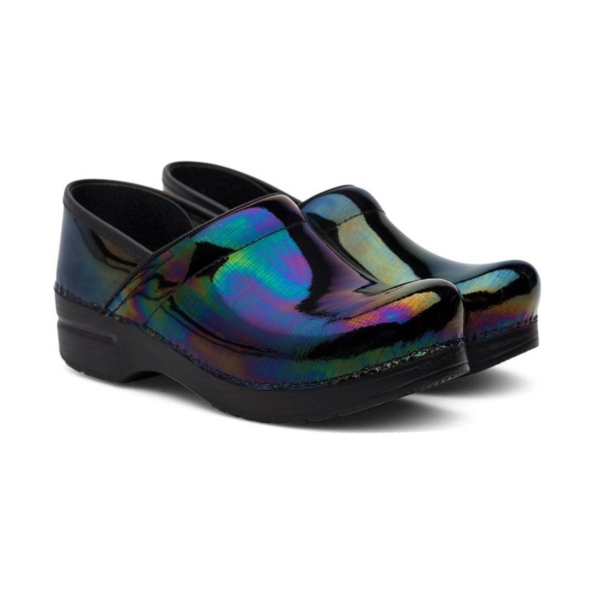 Dansko Women's Professional Clog - Petrol Patent by Lenny's Shoe & Apparel