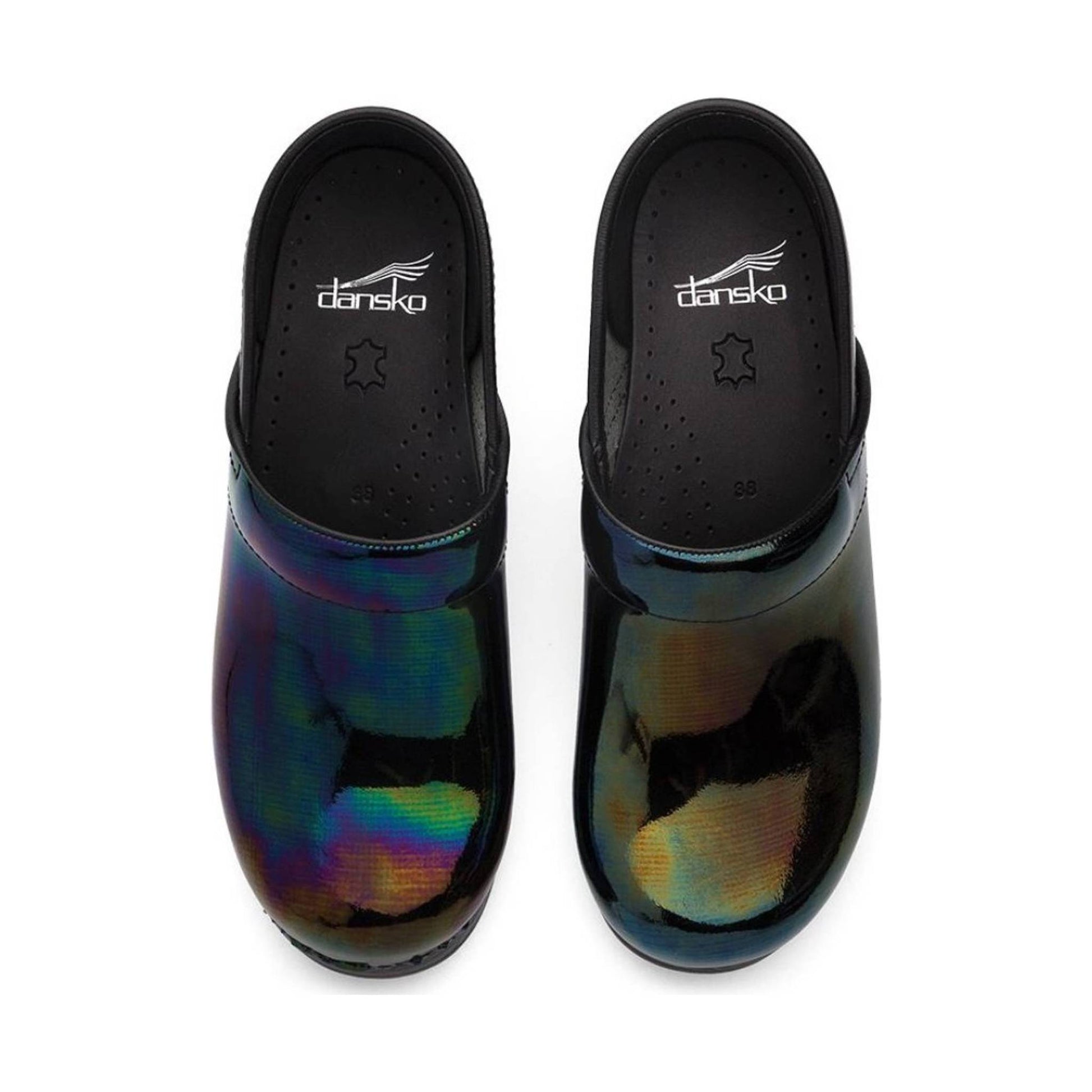Dansko Women's Professional Clog - Petrol Patent by Lenny's Shoe & Apparel