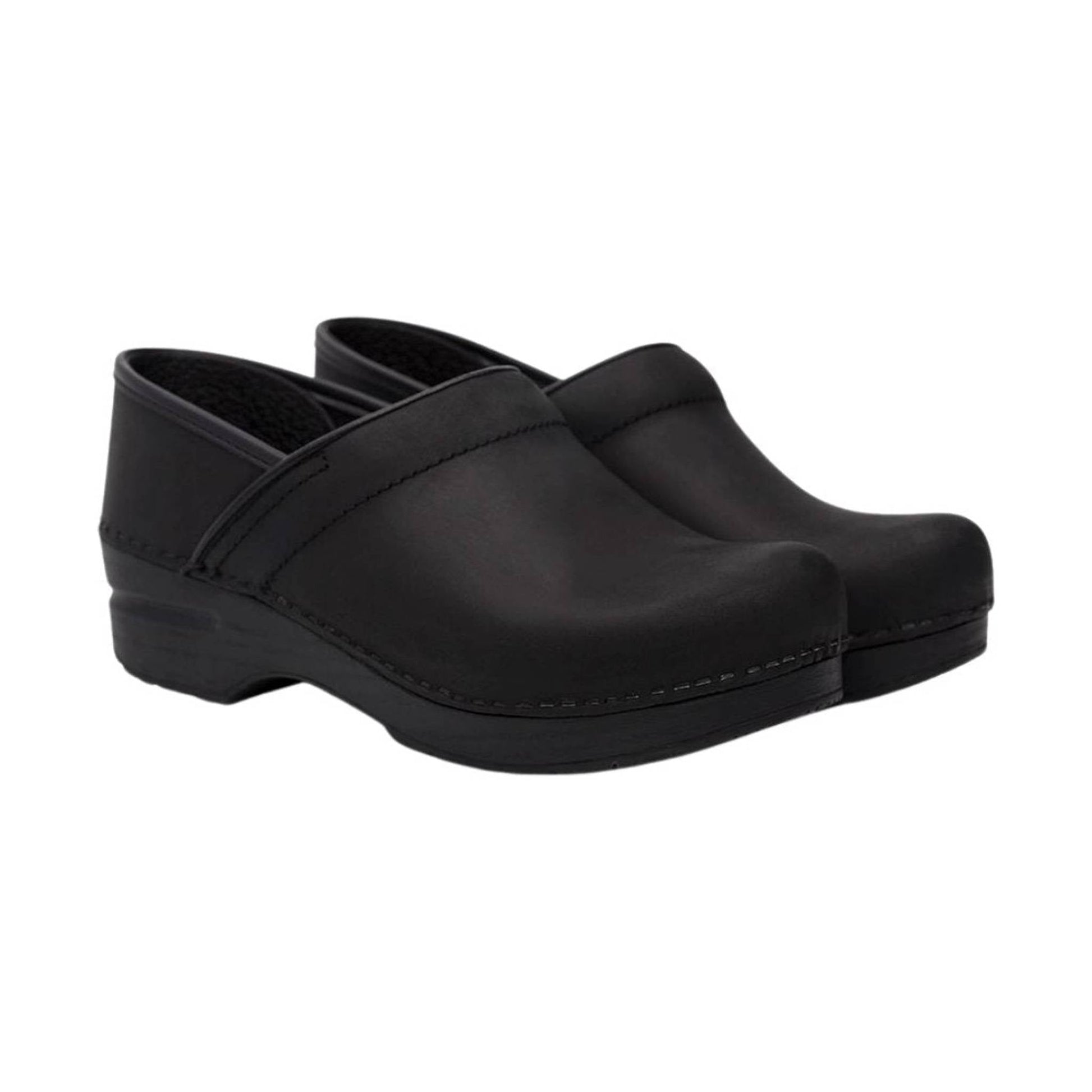 Dansko Women's Professional Clogs - Black Oiled by Lenny's Shoe & Apparel