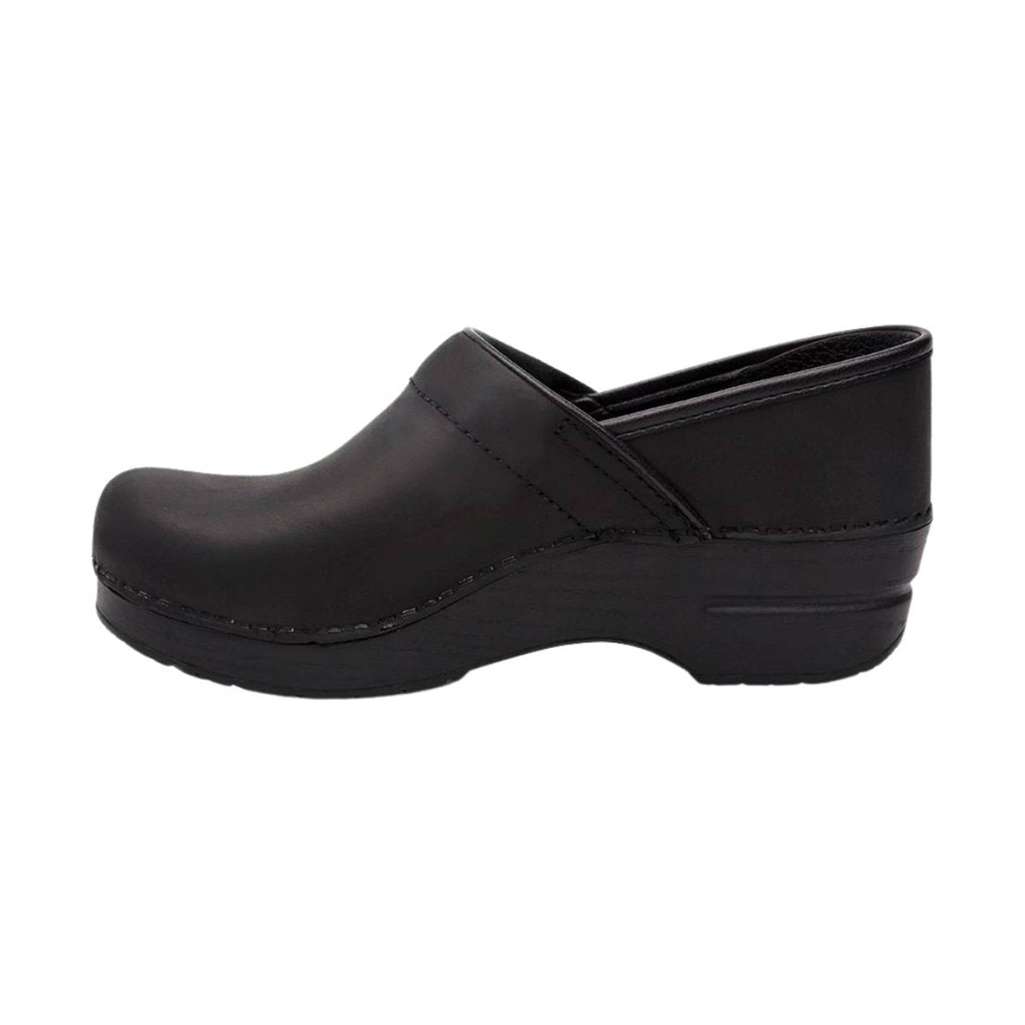 Dansko Women's Professional Clogs - Black Oiled by Lenny's Shoe & Apparel