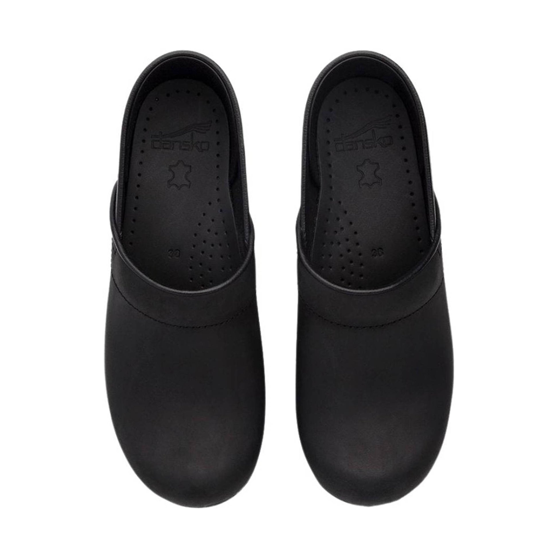 Dansko Women's Professional Clogs - Black Oiled by Lenny's Shoe & Apparel