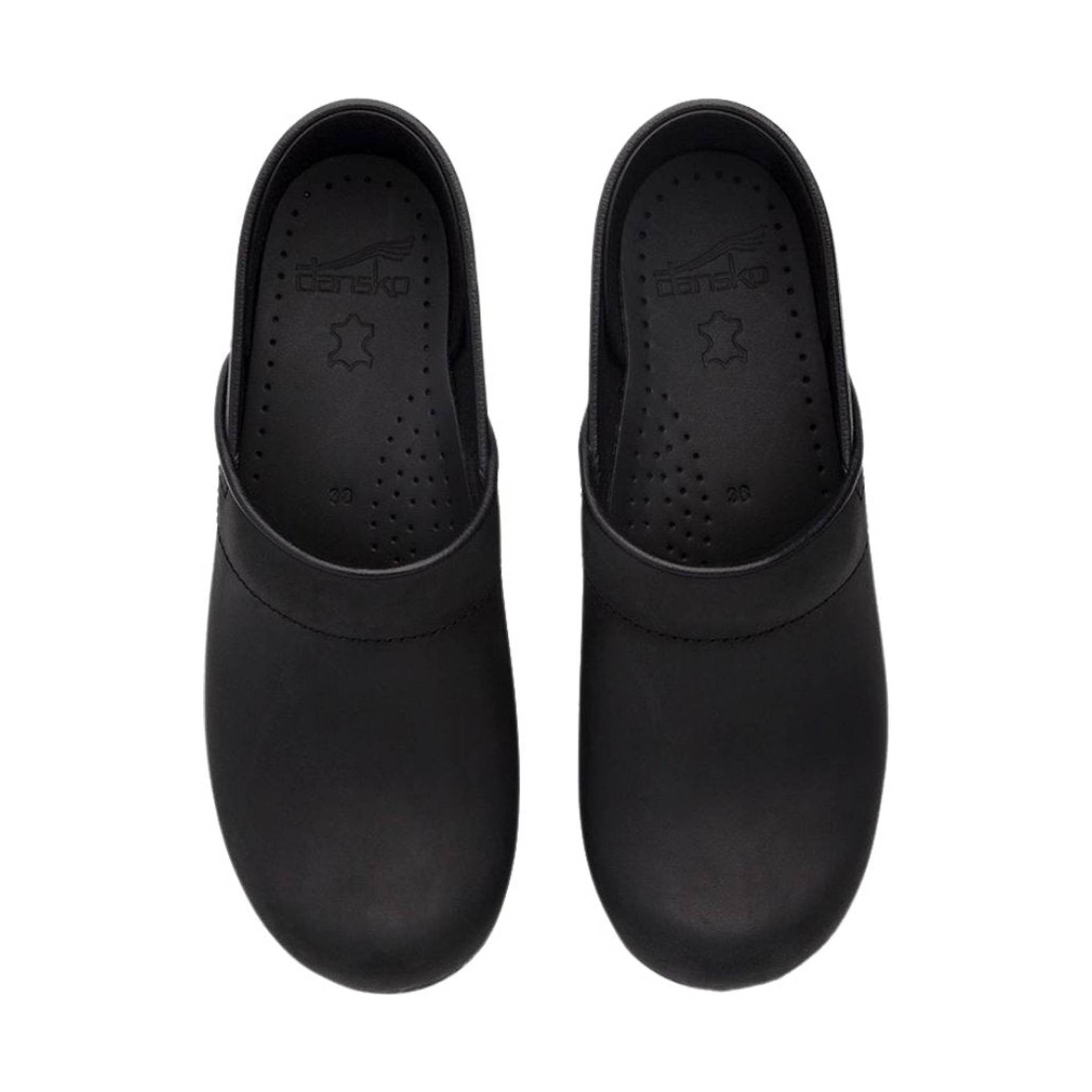 Dansko Women's Professional Clogs - Black Oiled by Lenny's Shoe & Apparel